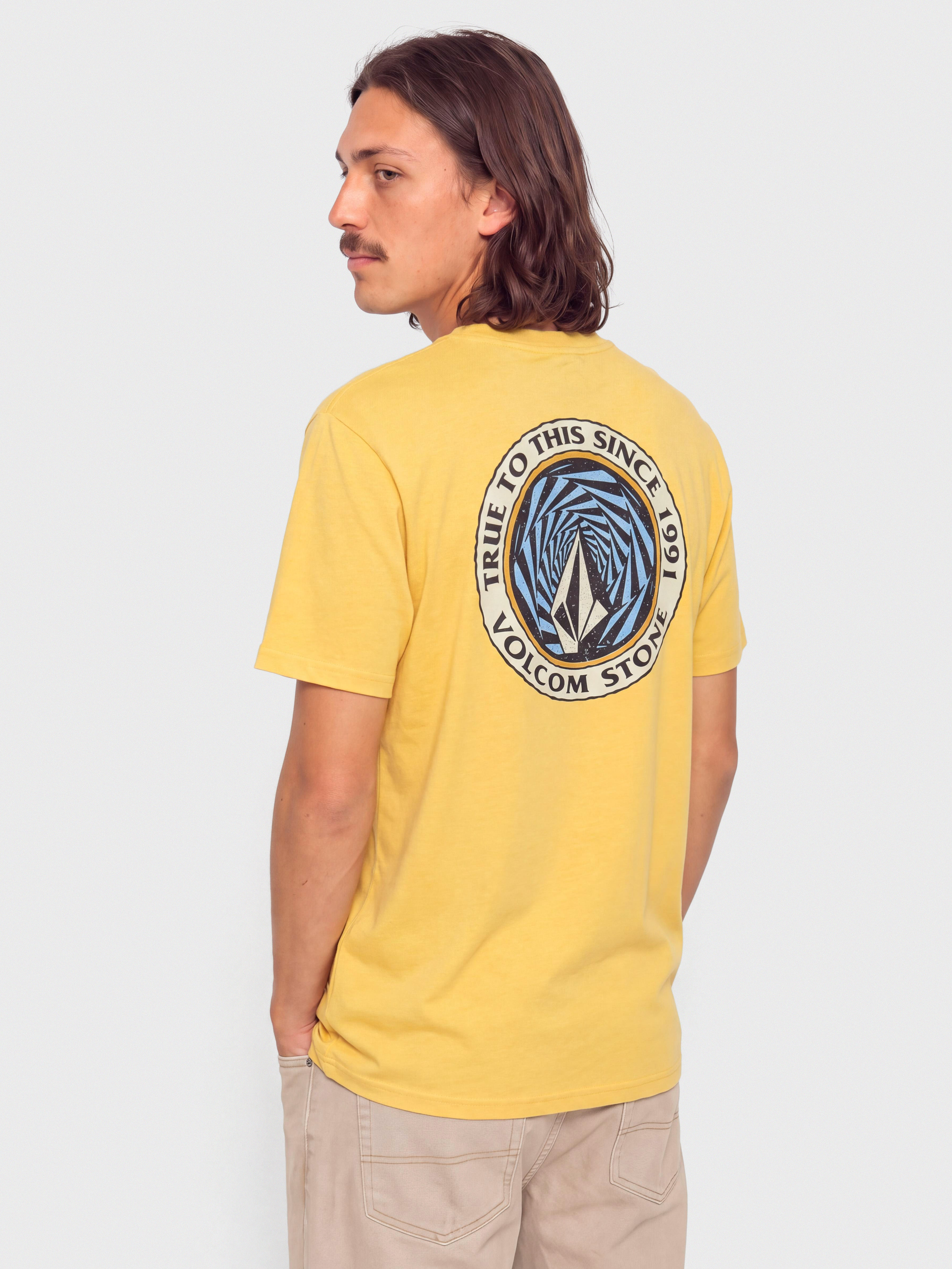 Tričko Volcom Ringstone Hth (mustard)