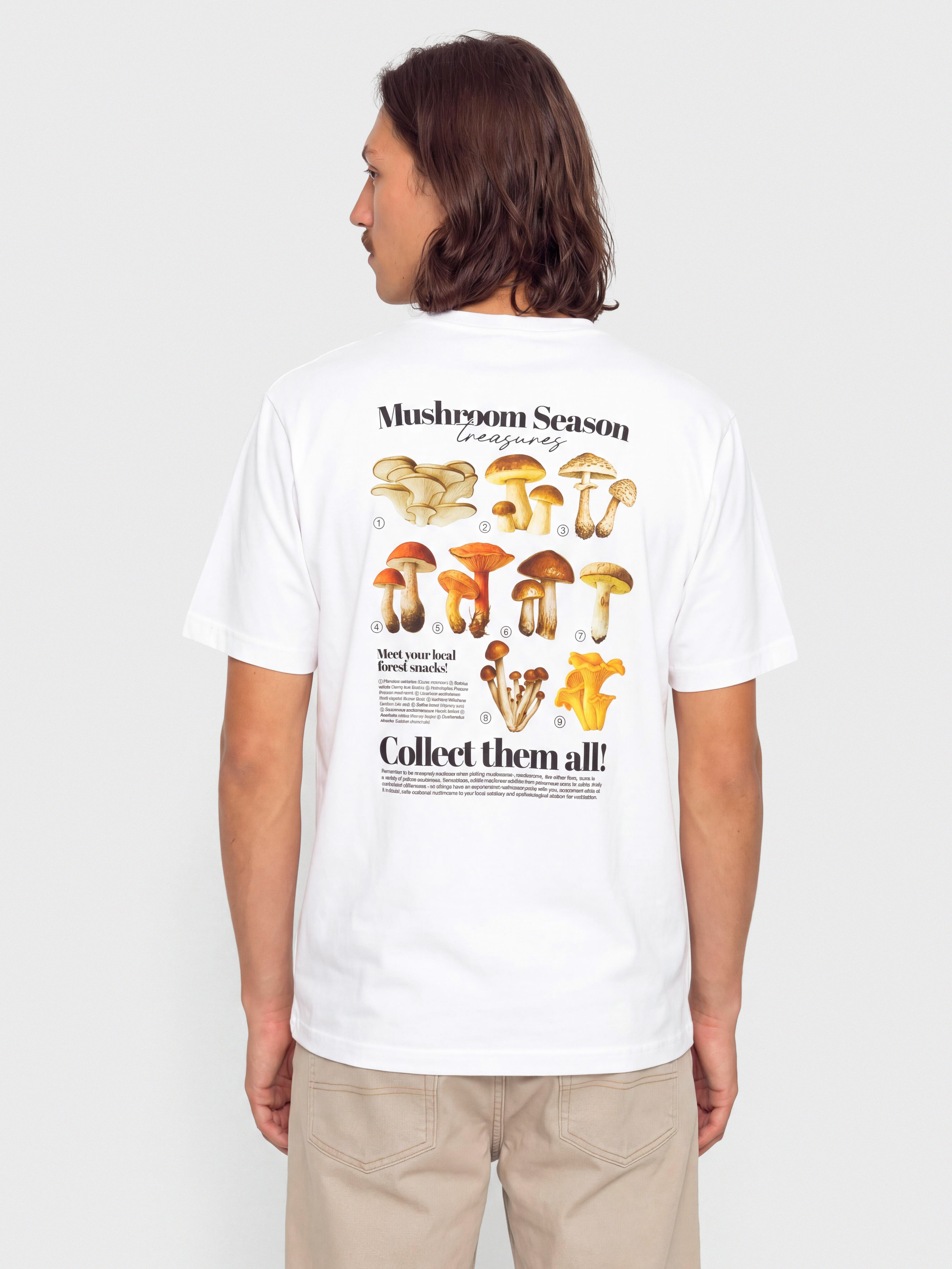 Tričko Palto Mushroom Hunter (white)