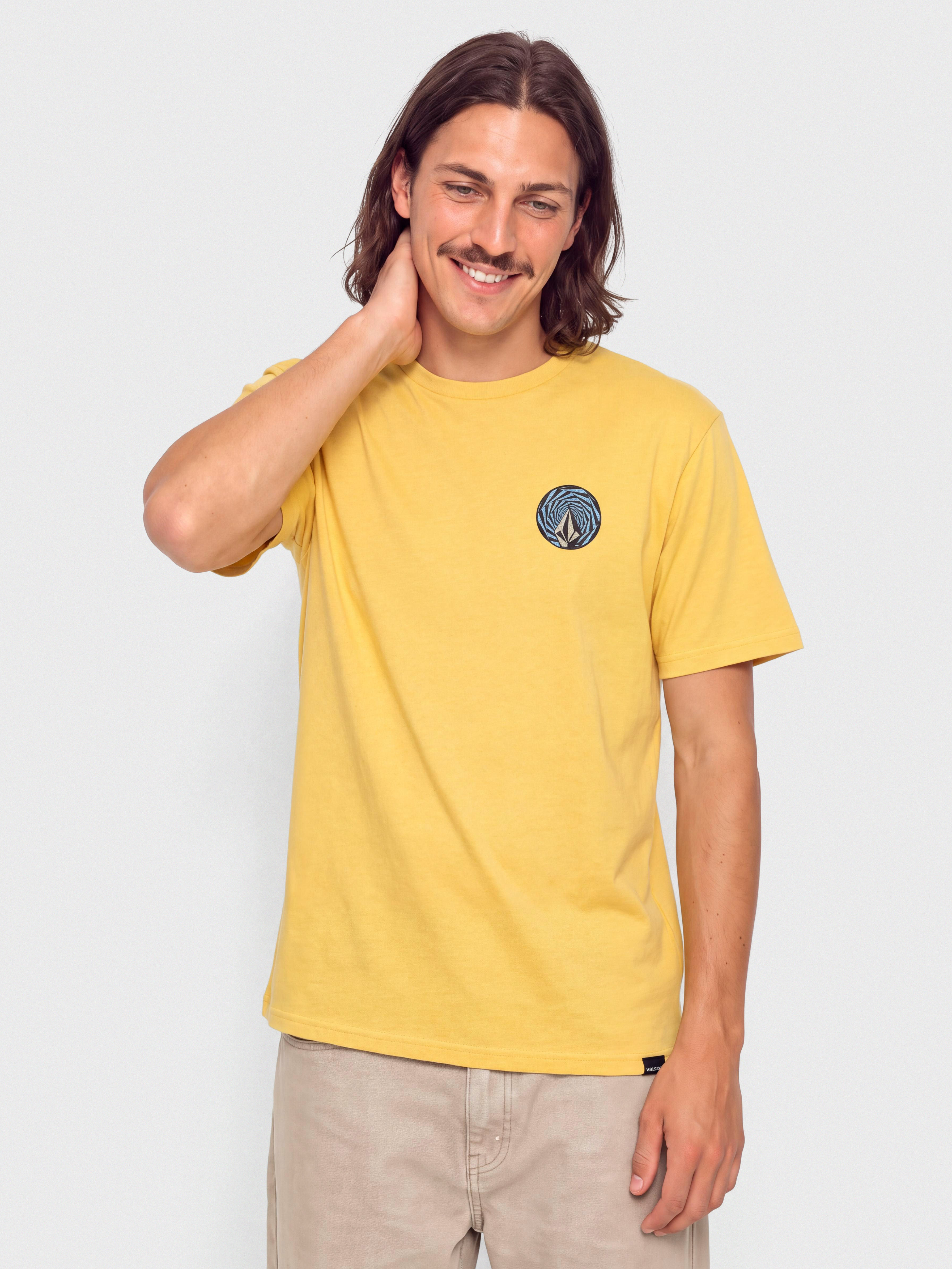 Tričko Volcom Ringstone Hth (mustard)