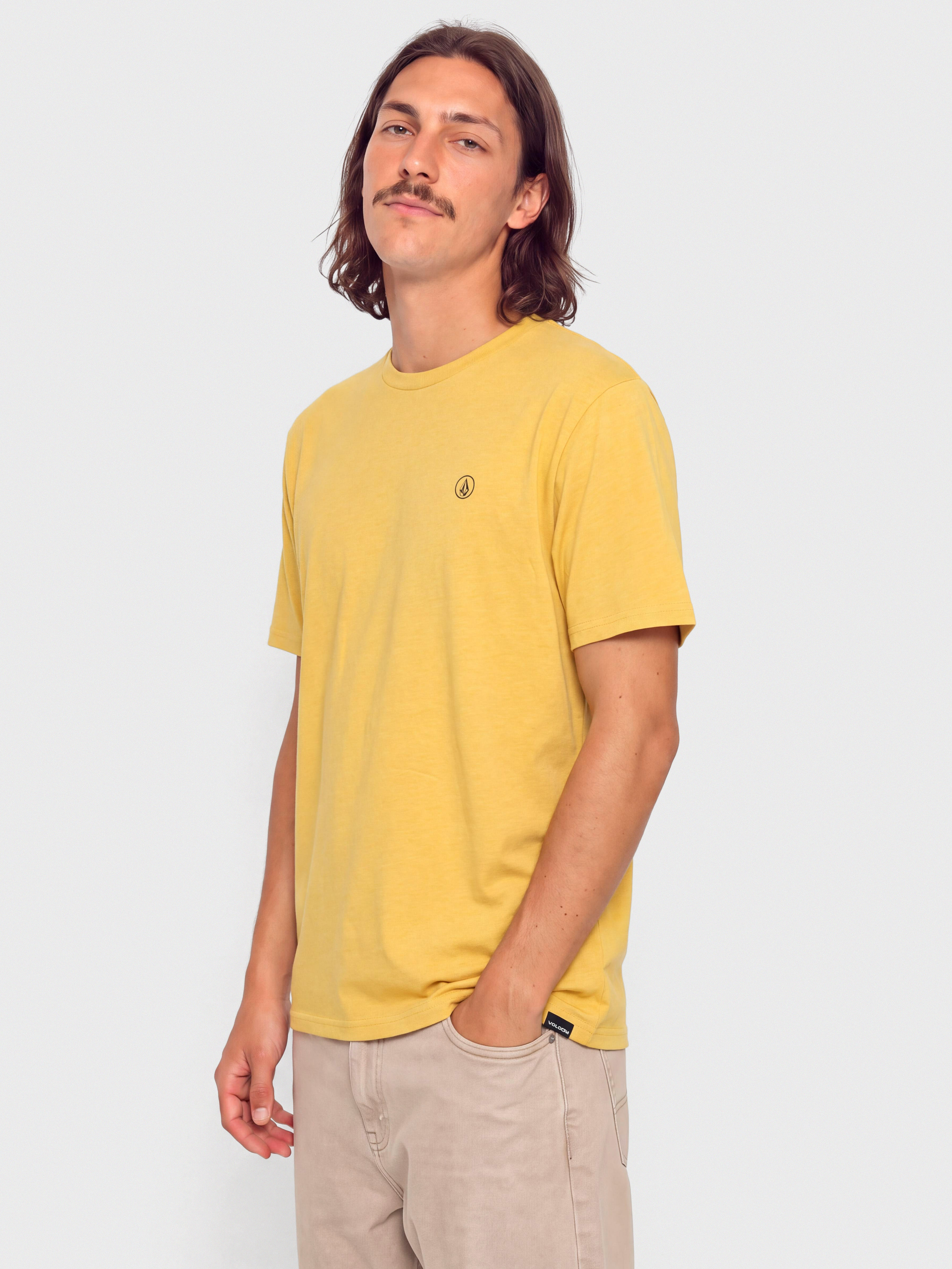 Tričko Volcom Circle Blanks Hth (mustard)