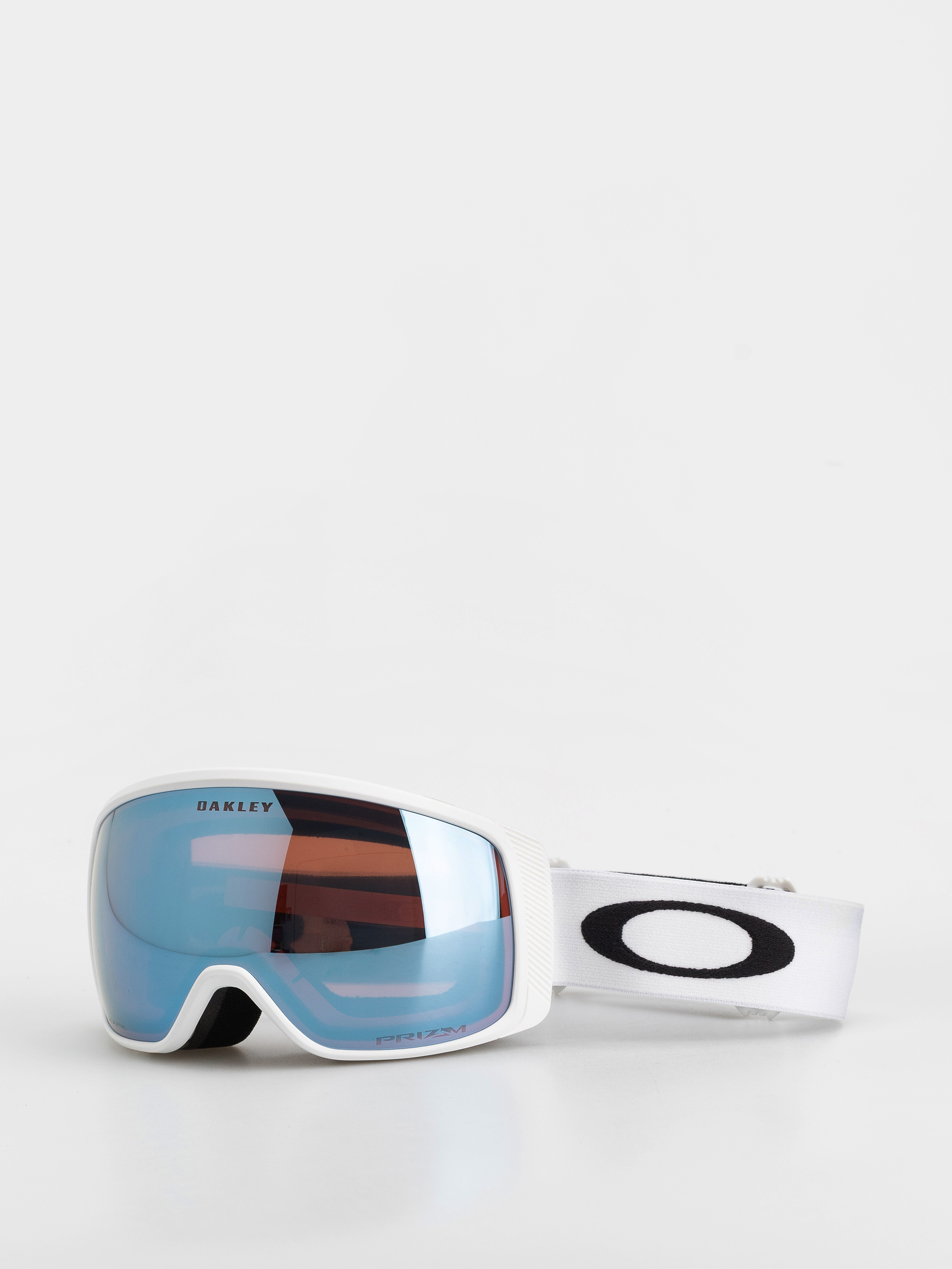 Bru00fdle na snowboard Oakley Flight Tracker M (matte white/prizm snow sapphire irid)