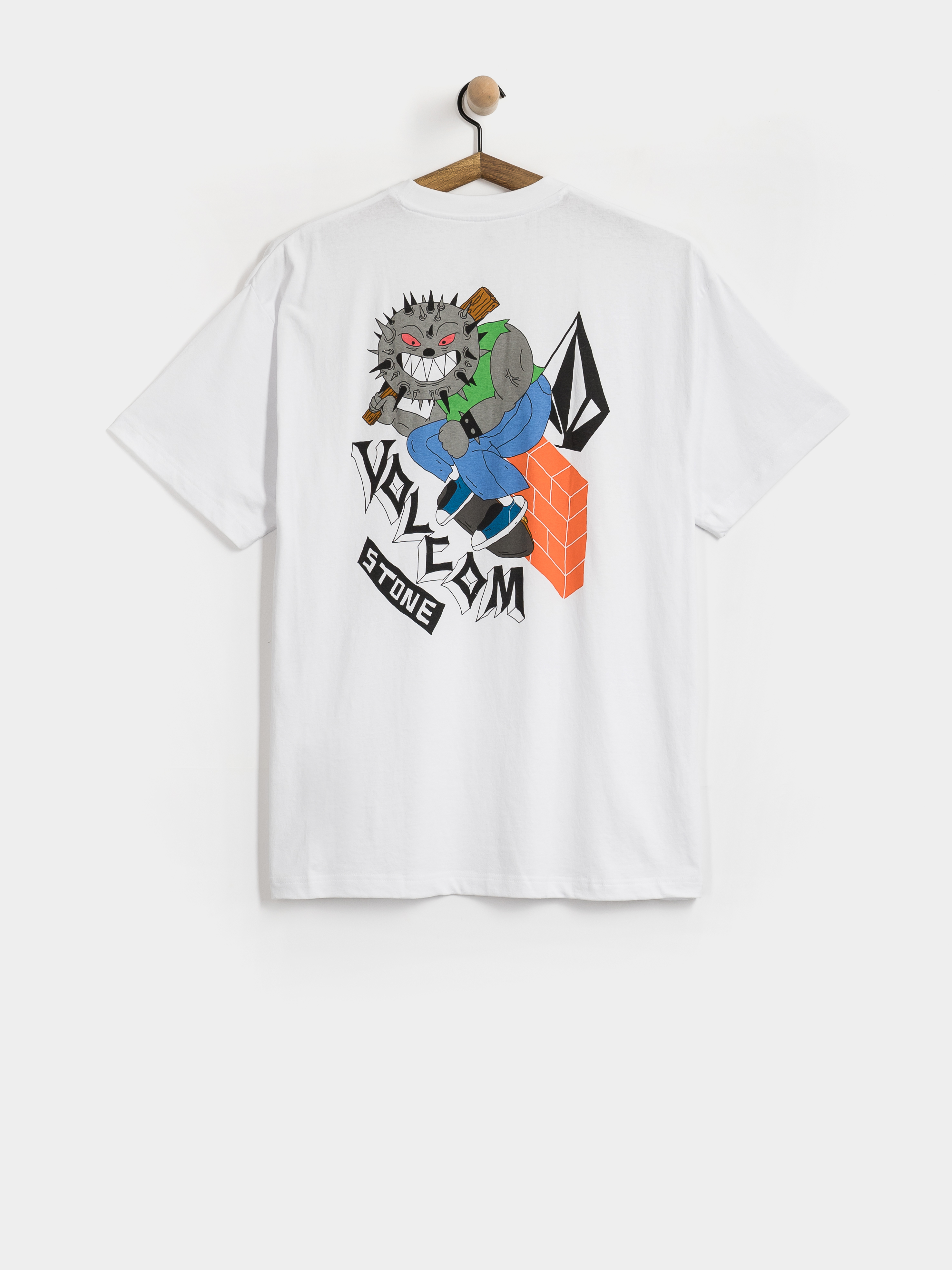 Tričko Volcom Sk8 Break Lse (white)