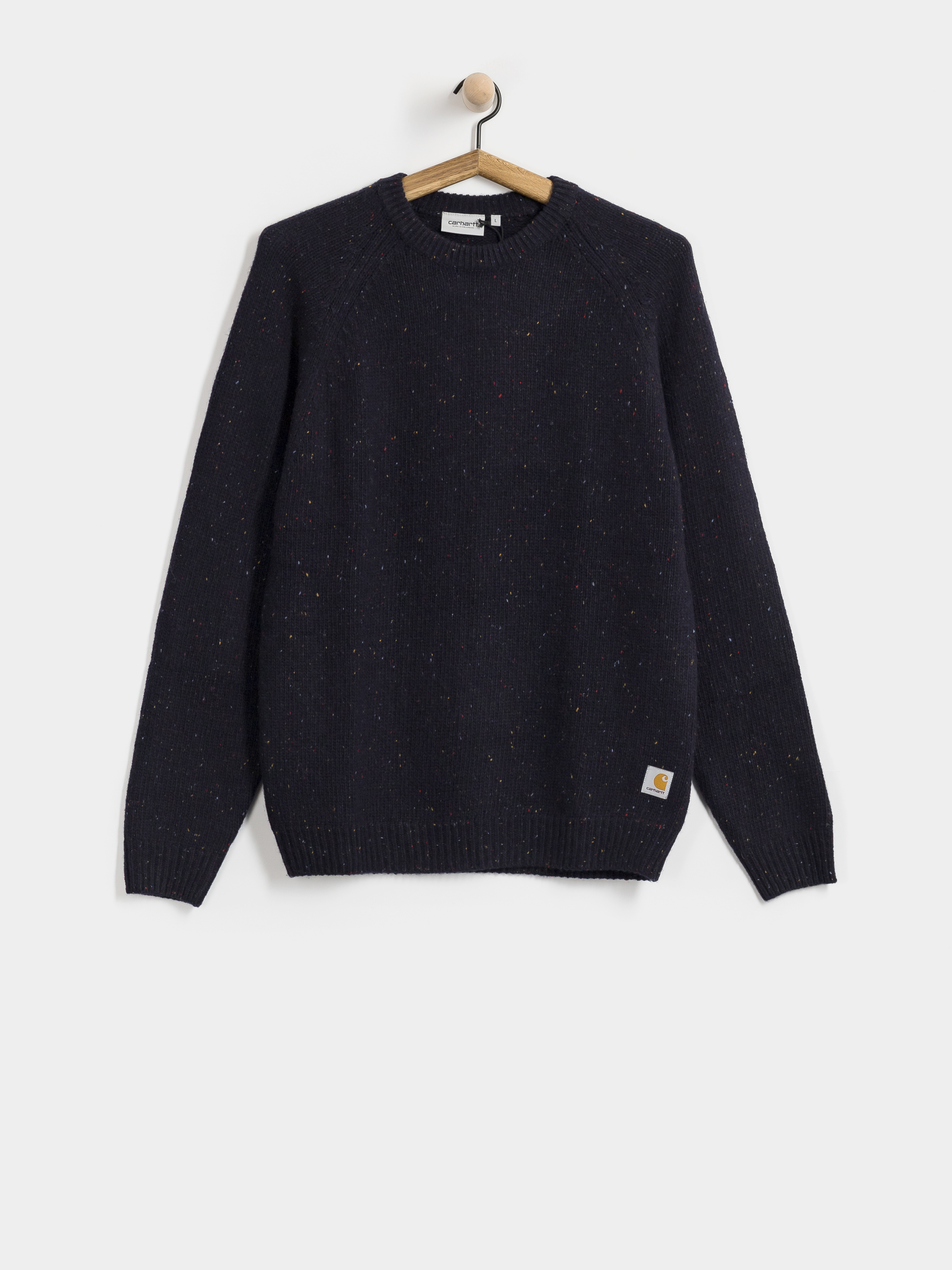 Svetr Carhartt WIP Anglistic (speckled dark navy)