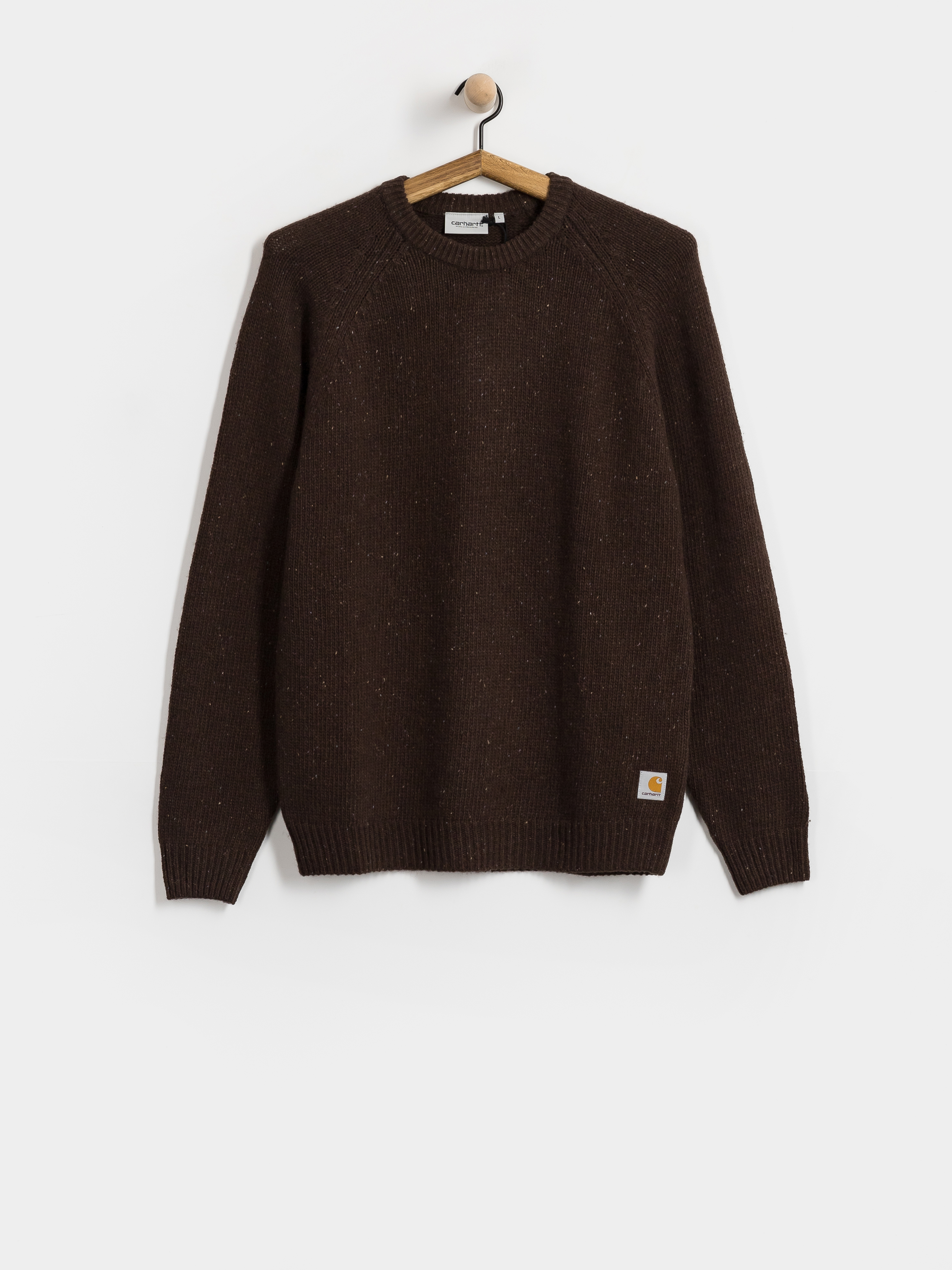 Svetr Carhartt WIP Anglistic (speckled tobacco)