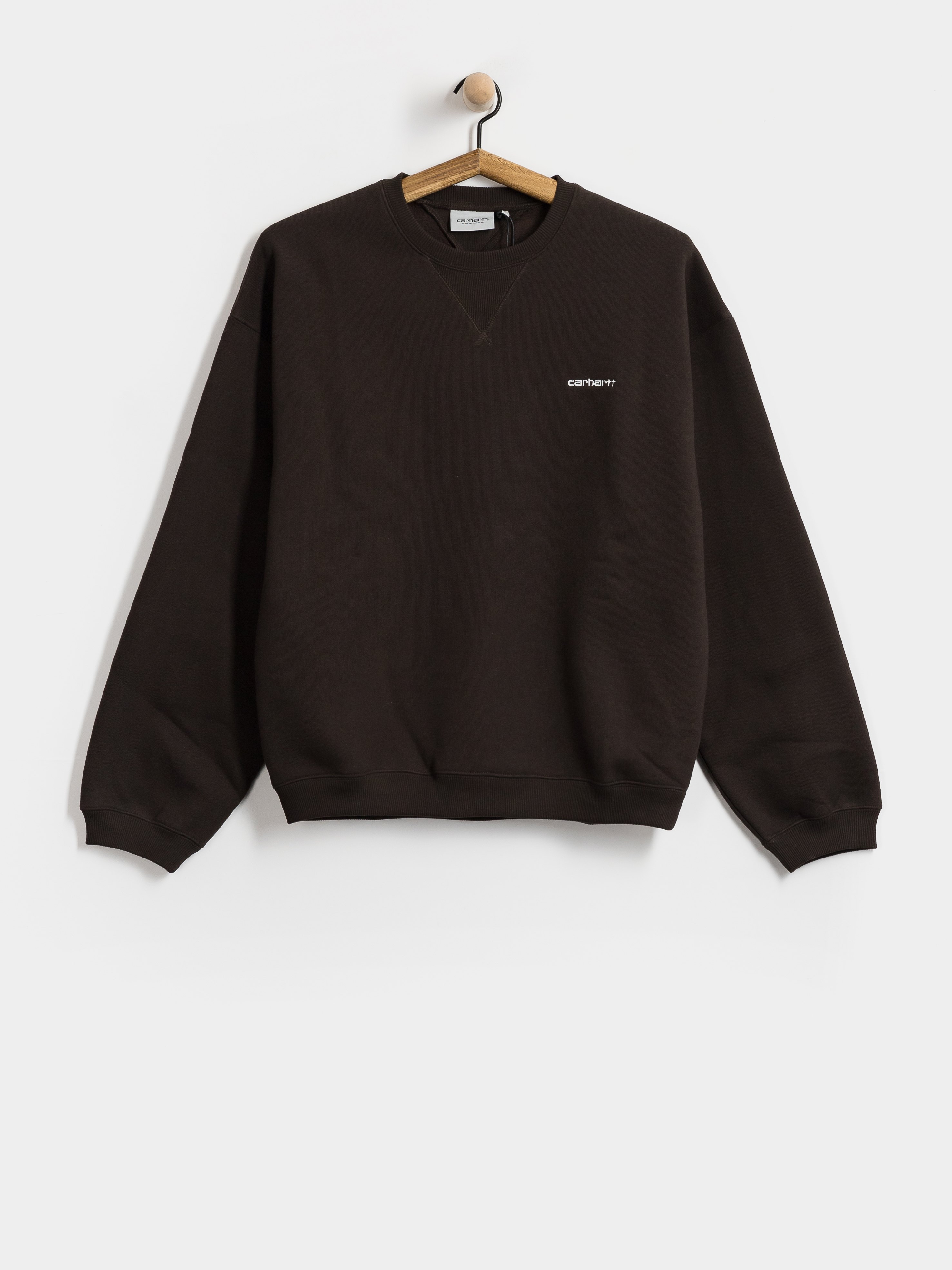 Mikina Carhartt WIP Ebbert (tobacco/white)