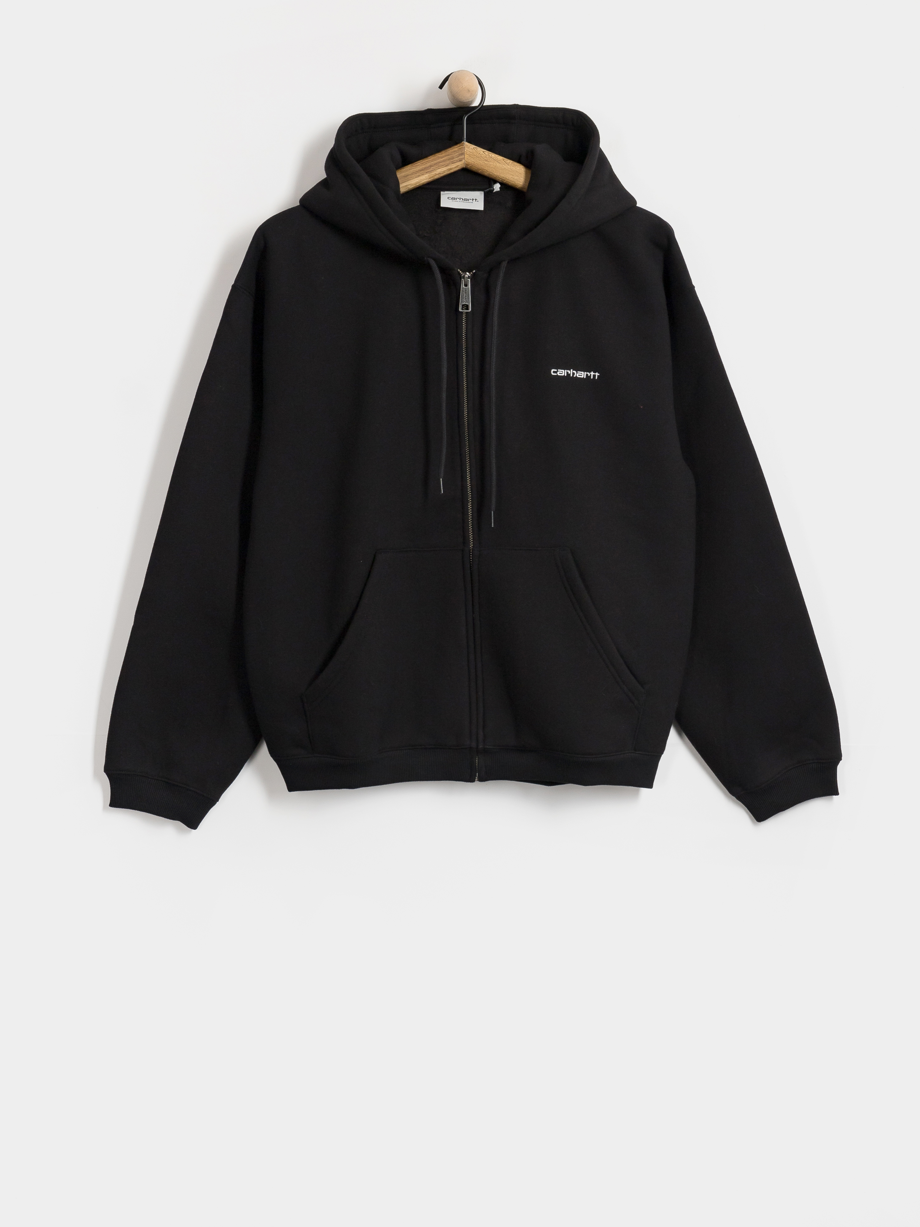 Mikina s kapucí Carhartt WIP Ebbert ZHD (black/white)