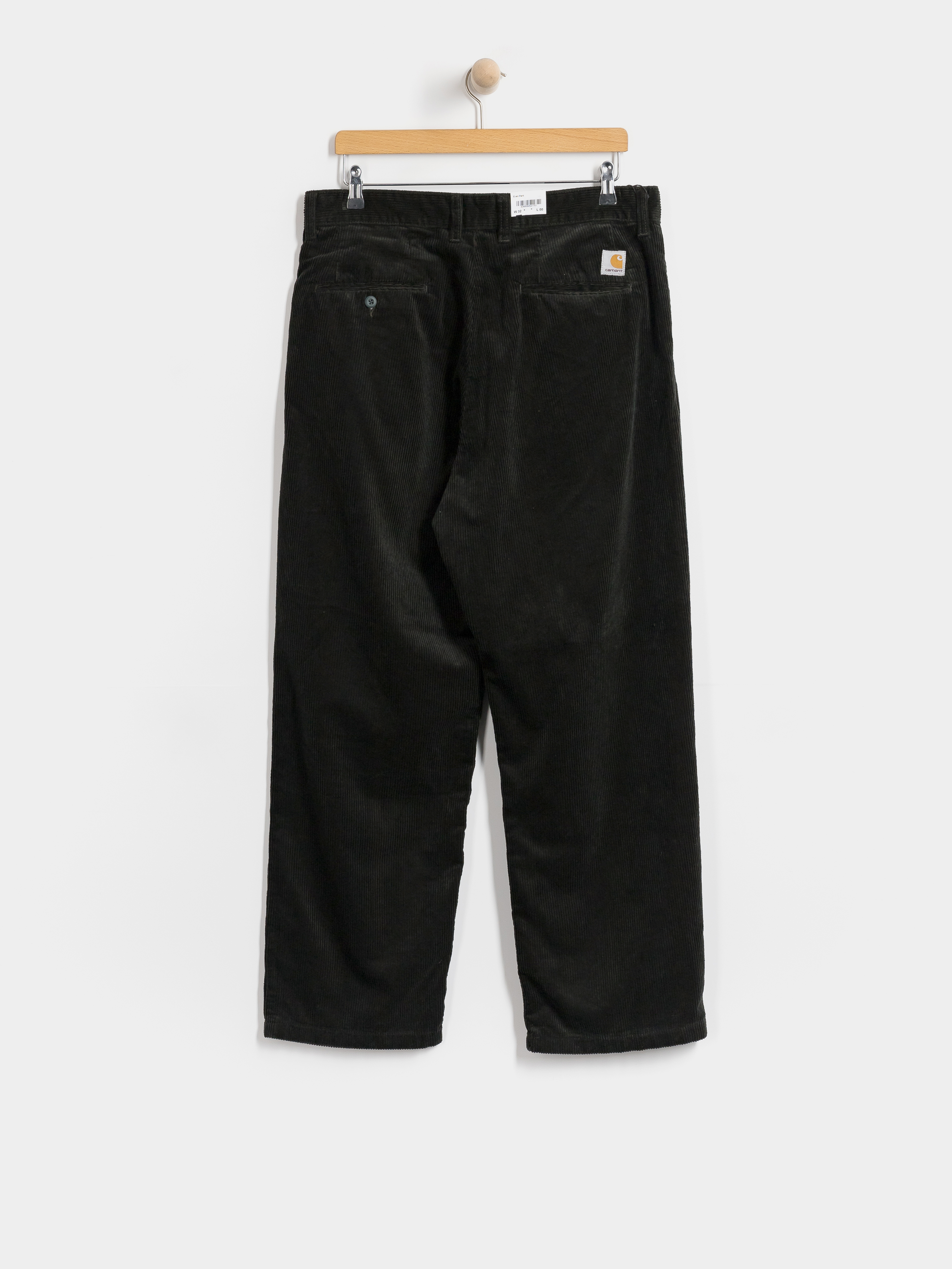 Kalhoty Carhartt WIP Evan (raven/rinsed)