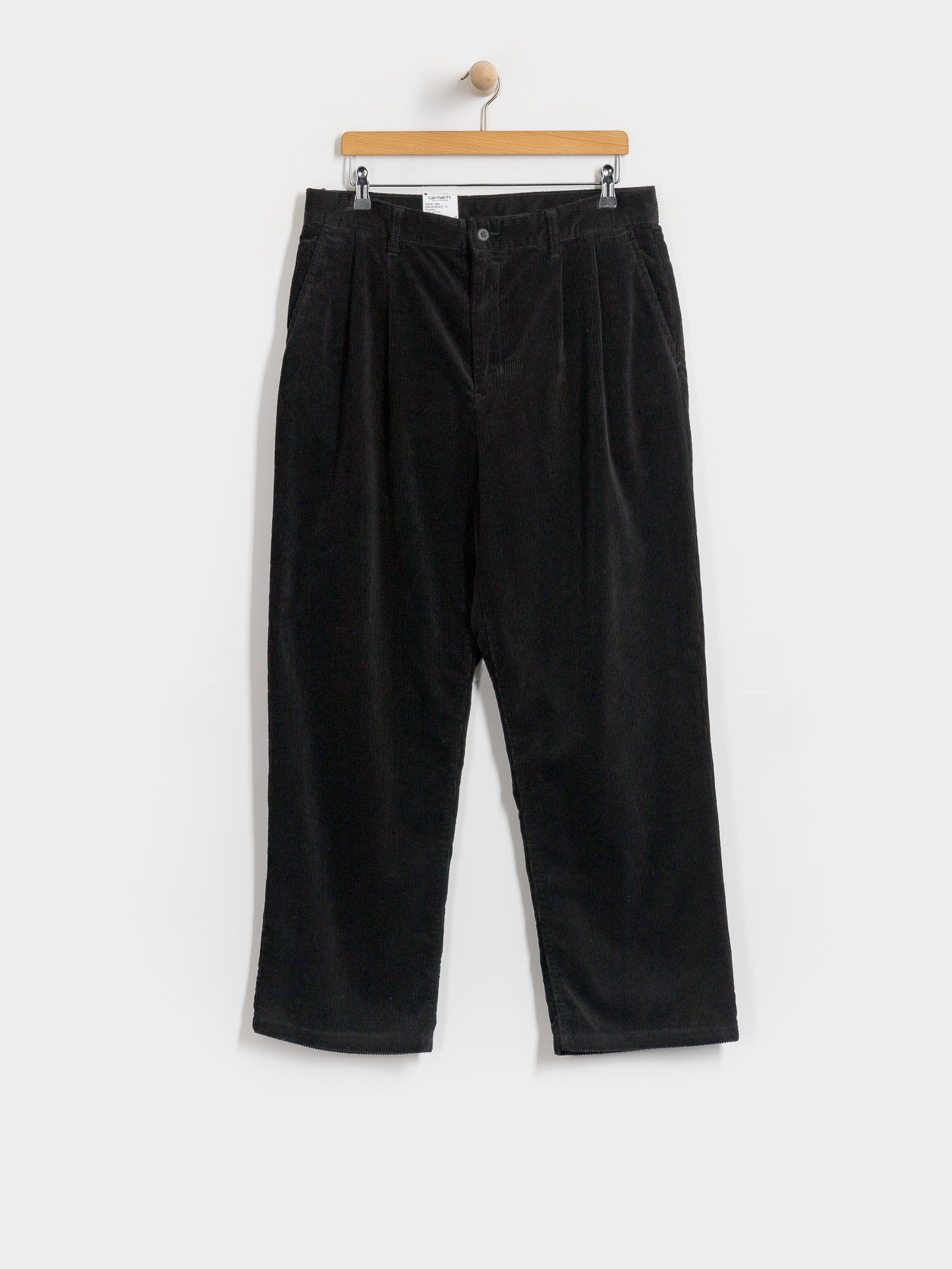 Kalhoty Carhartt WIP Evan (black/rinsed)