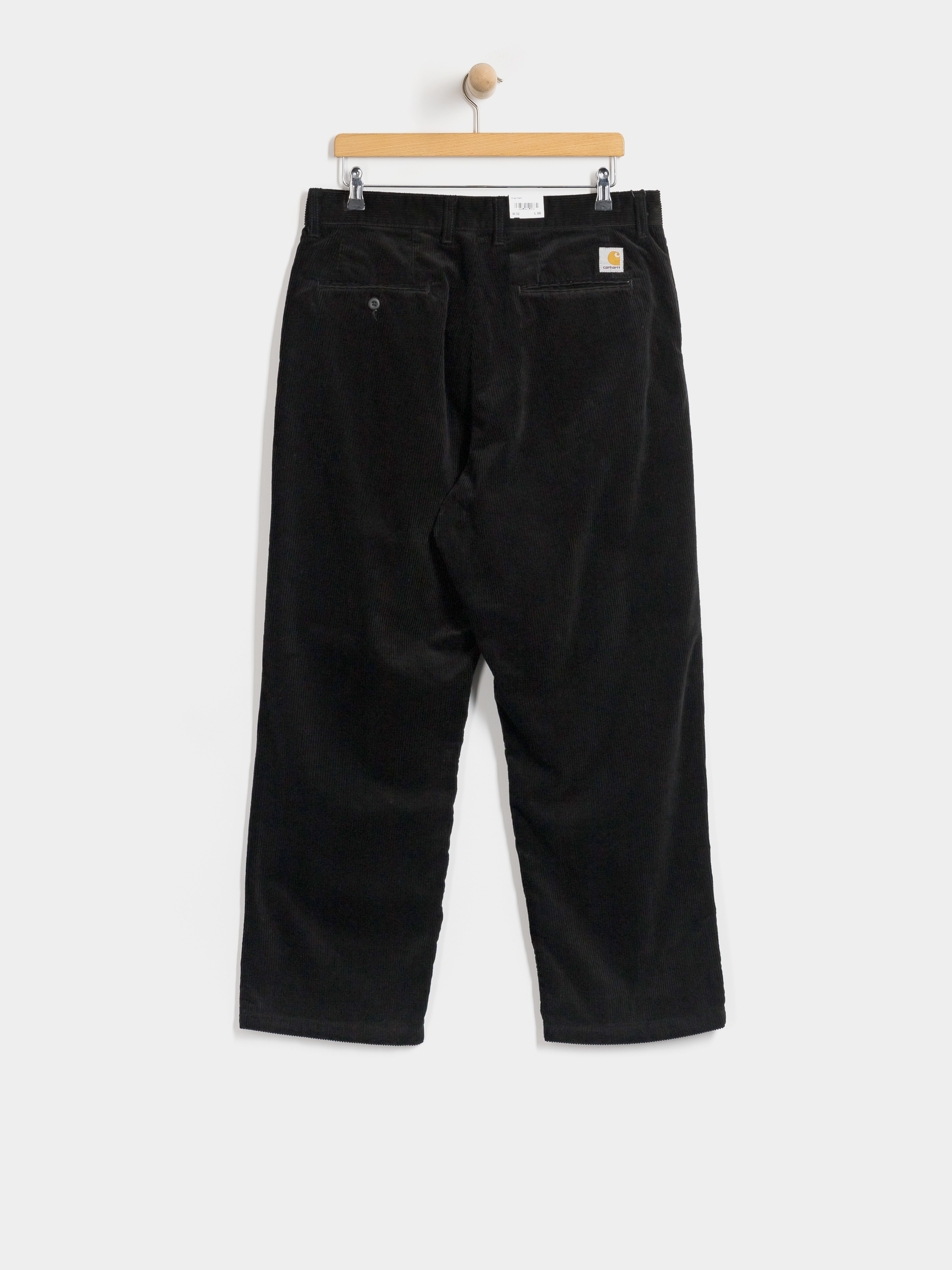 Kalhoty Carhartt WIP Evan (black/rinsed)