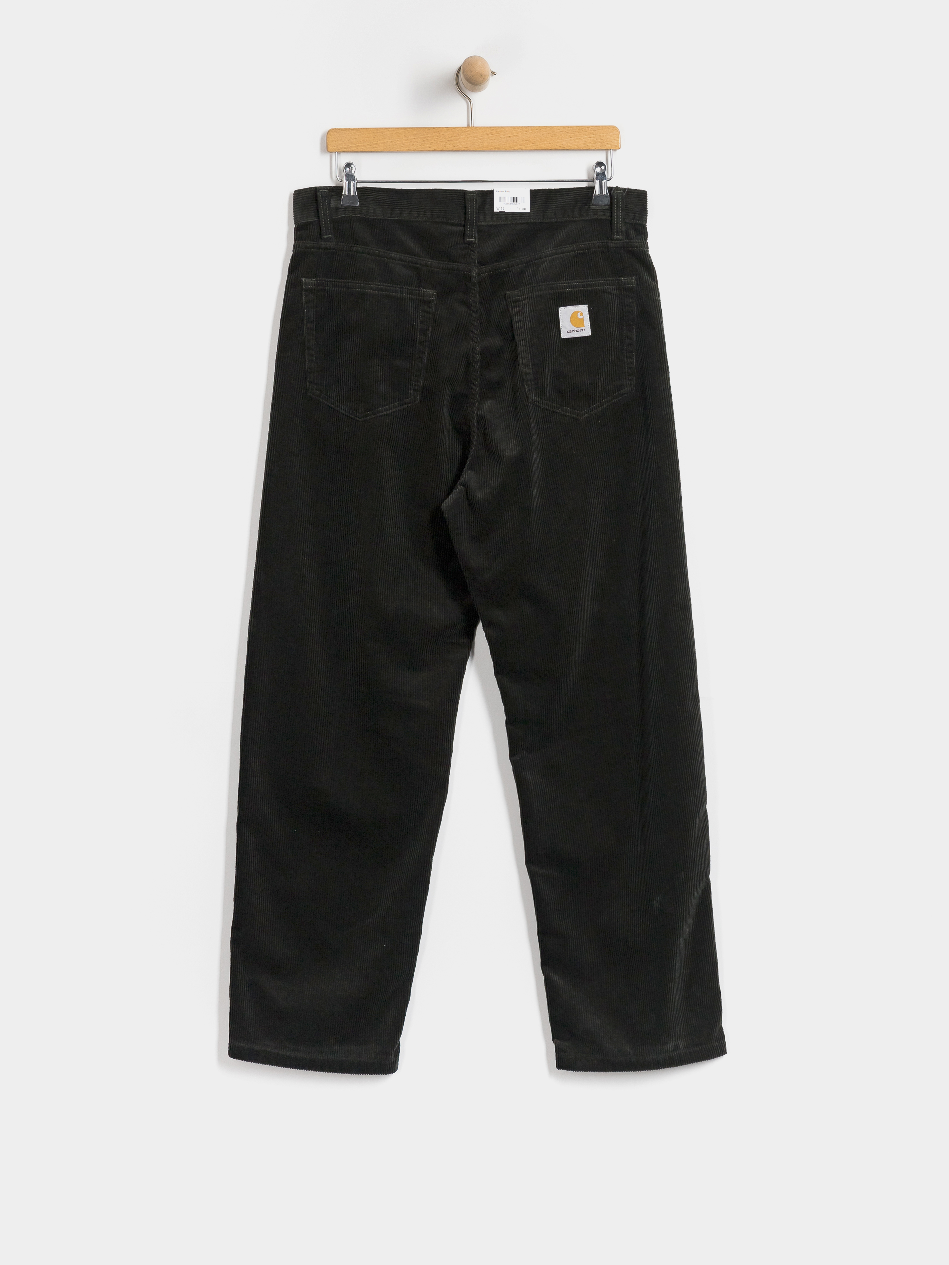 Kalhoty Carhartt WIP Landon (raven/rinsed)