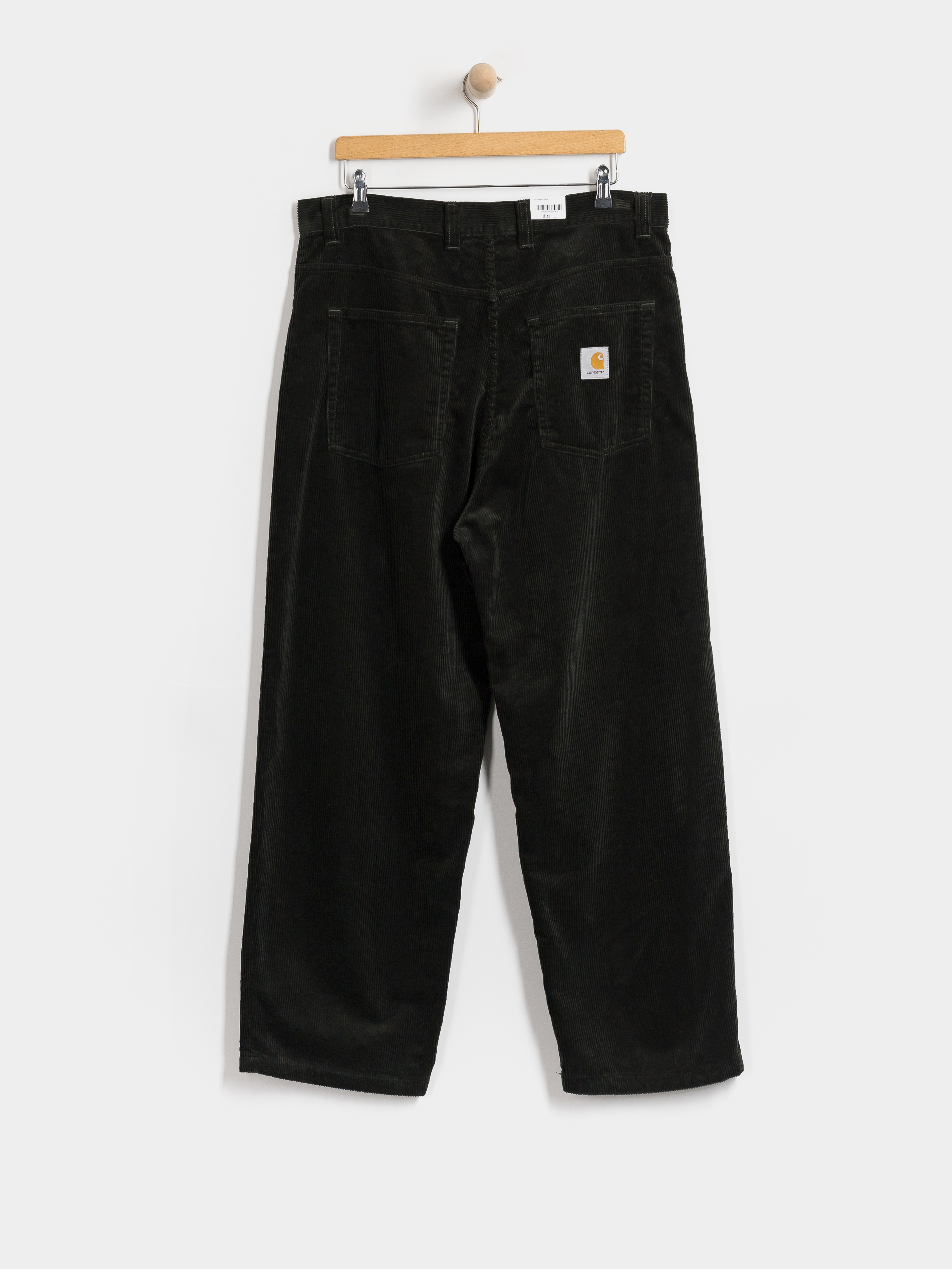 Kalhoty Carhartt WIP Brandon (raven/rinsed)