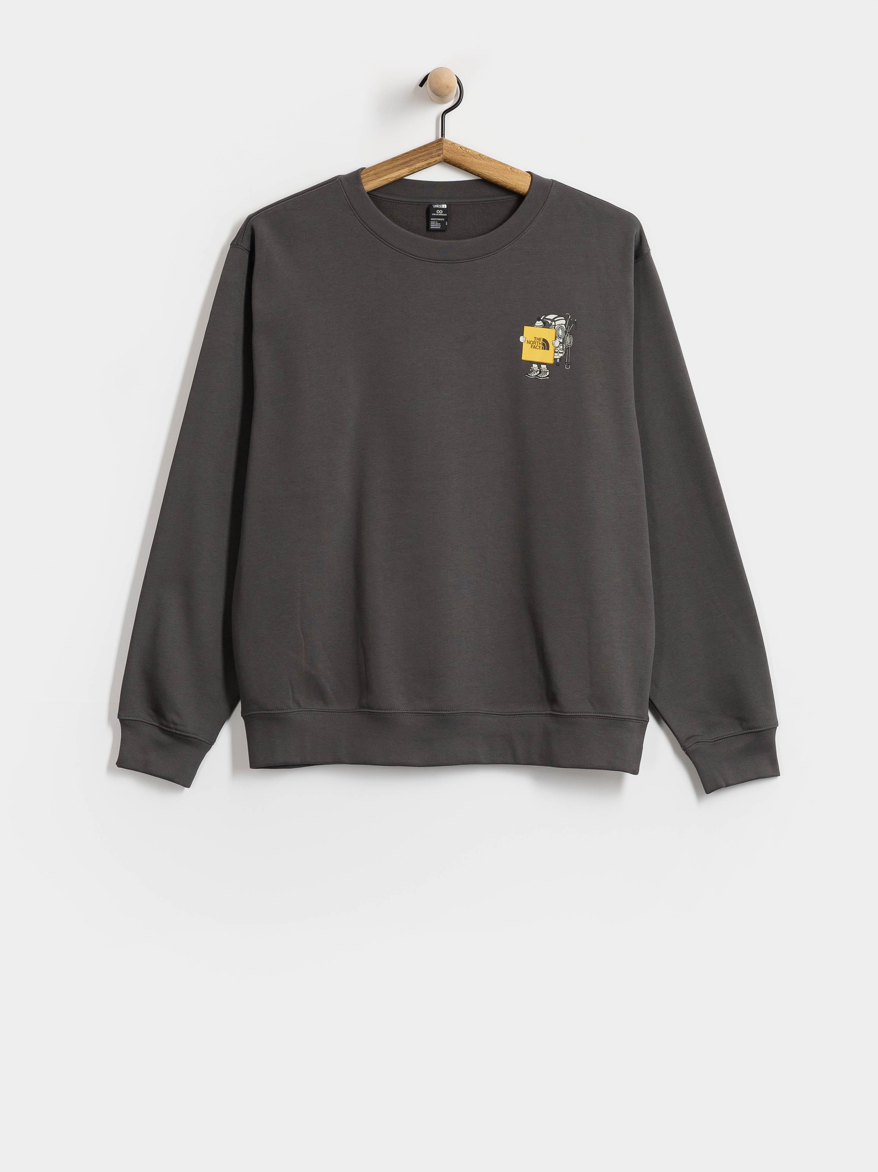 Mikina The North Face Gear Up Get Out Relaxed (anthracite grey)