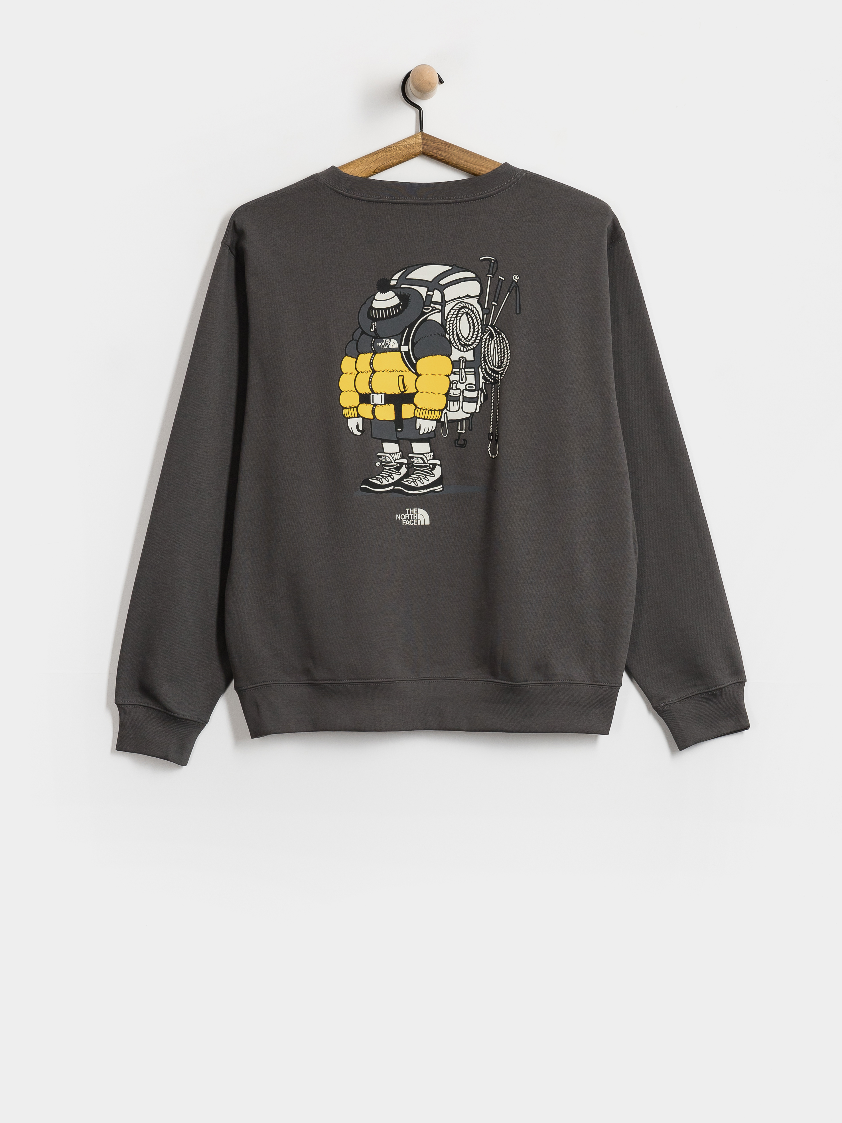 Mikina The North Face Gear Up Get Out Relaxed (anthracite grey)