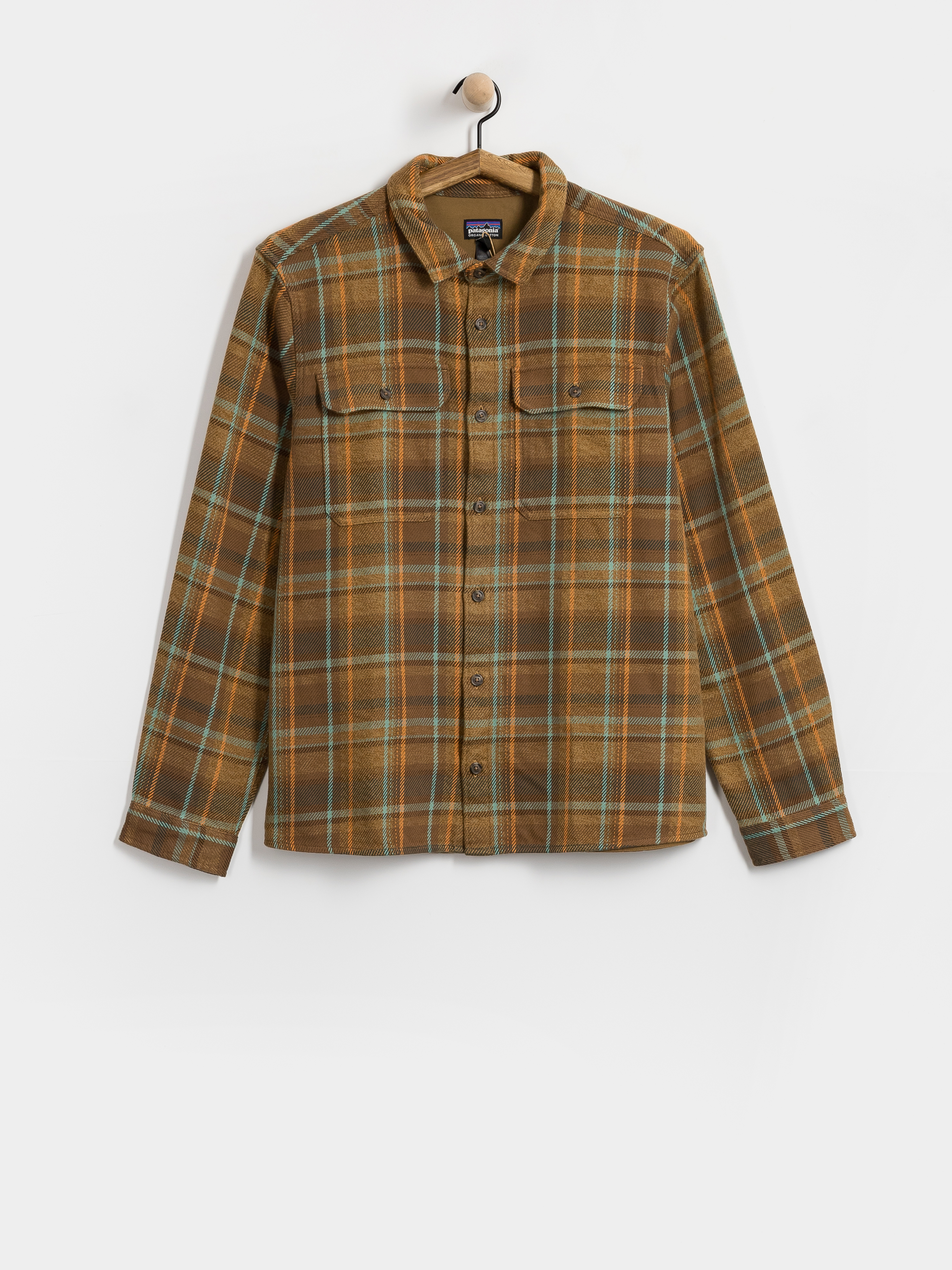 Košile Patagonia Fjord Loft (avalanche berm brown)