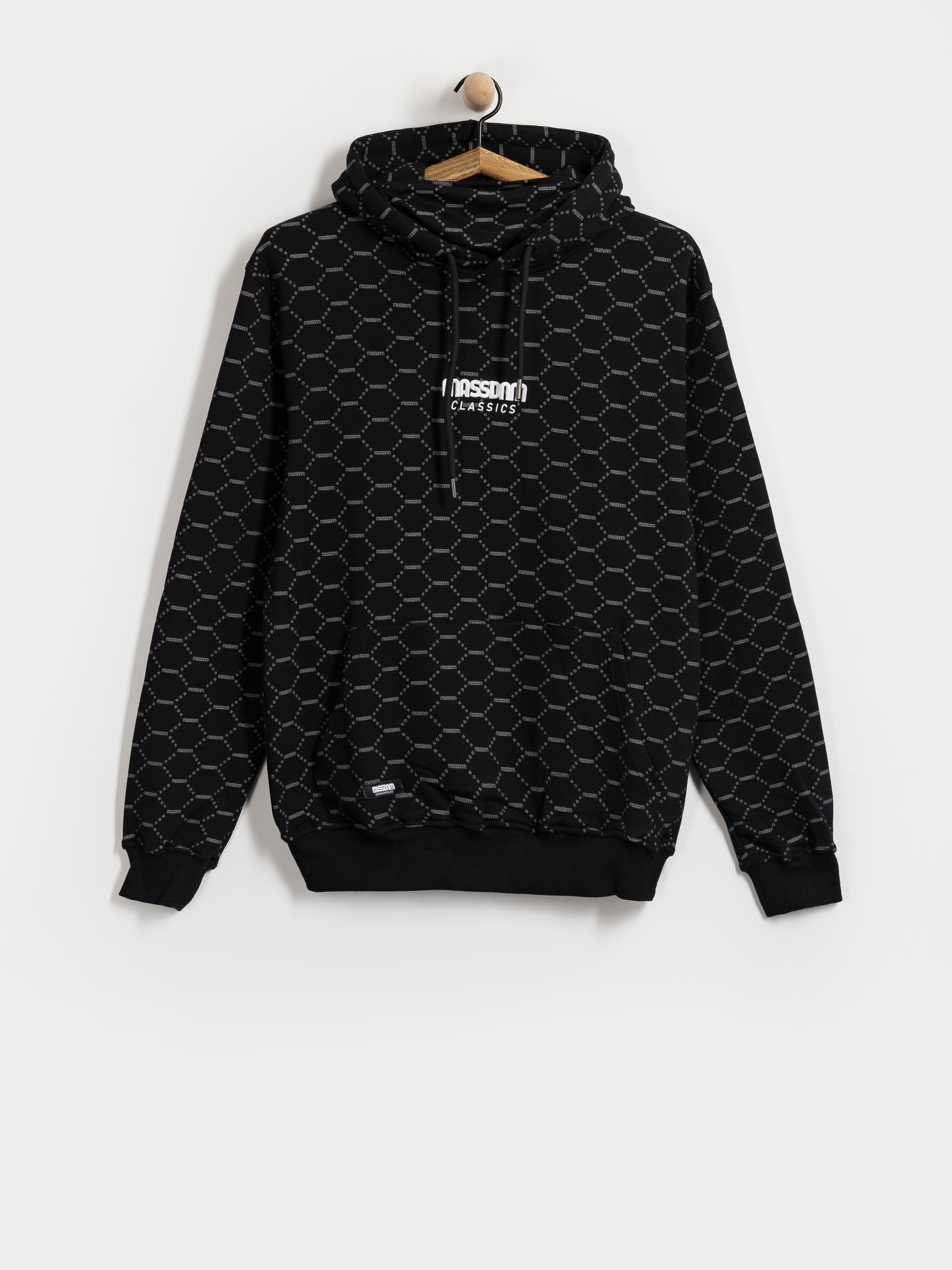 Mikina s kapucí MassDnm Biarritz HD (black)