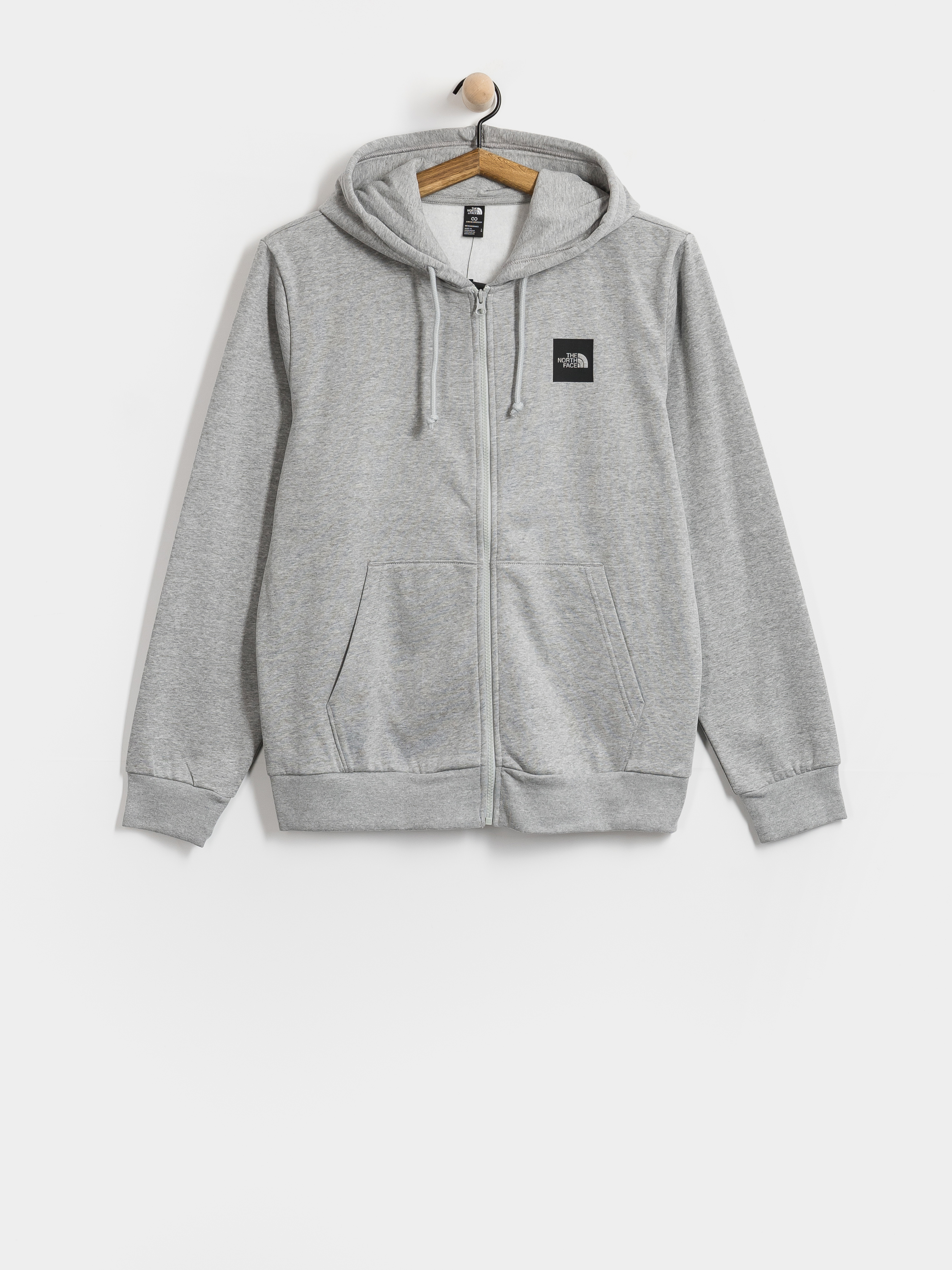 Mikina s kapucí The North Face Evo Box ZHD (tnf pale grey heather)