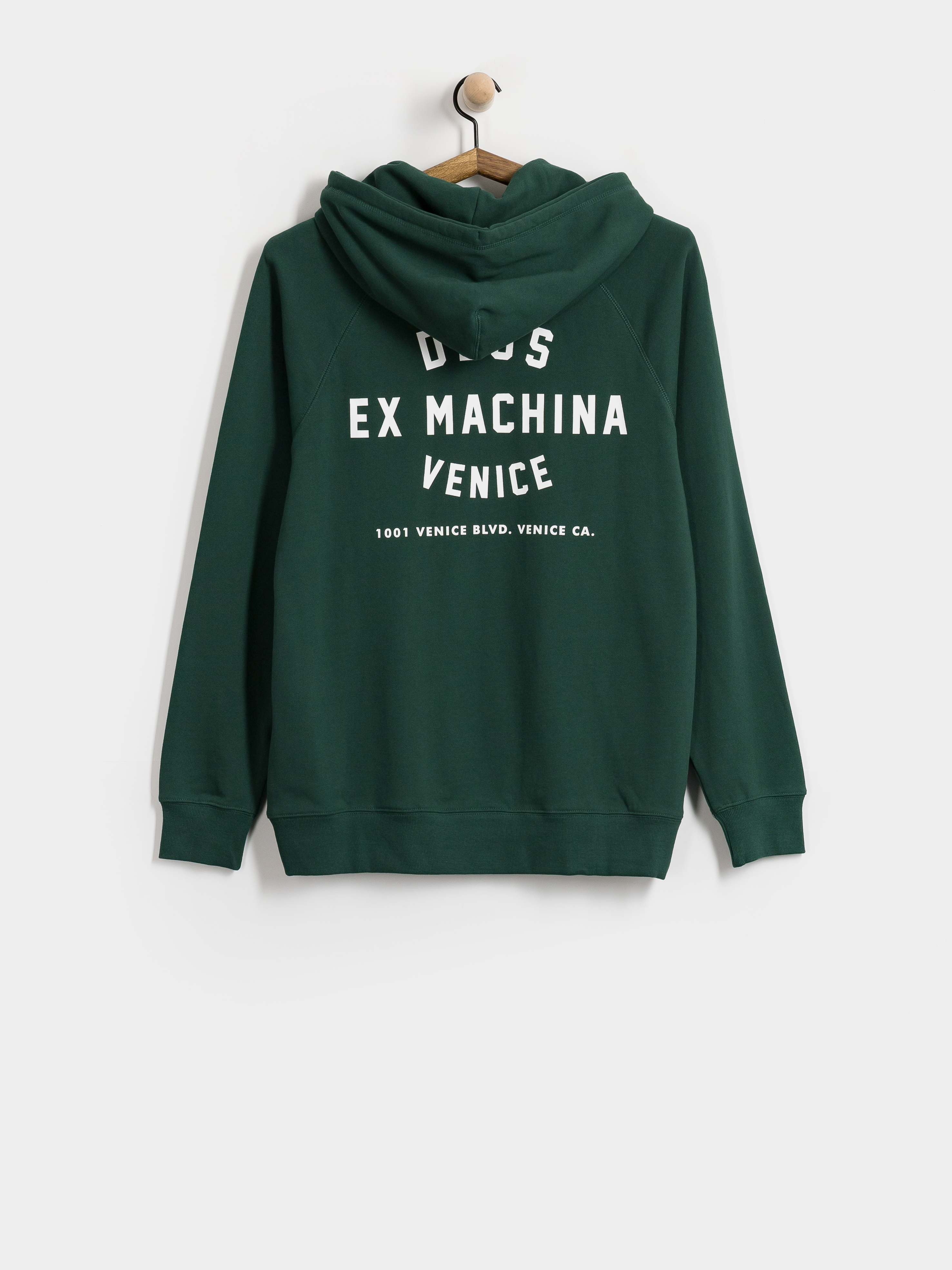 Mikina s kapucí Deus Ex Machina Venice Address HD (racing green)