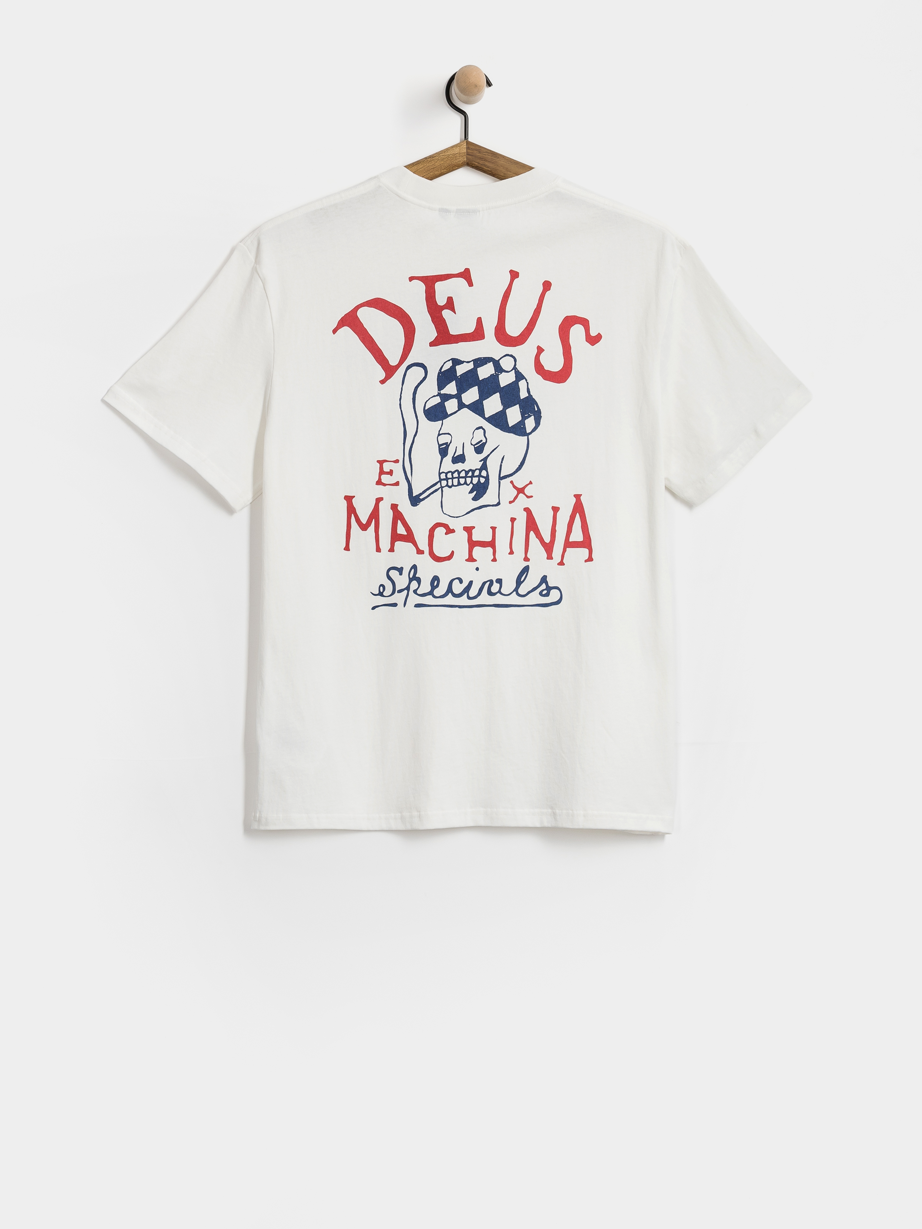 Tričko Deus Ex Machina Bobskull (white)