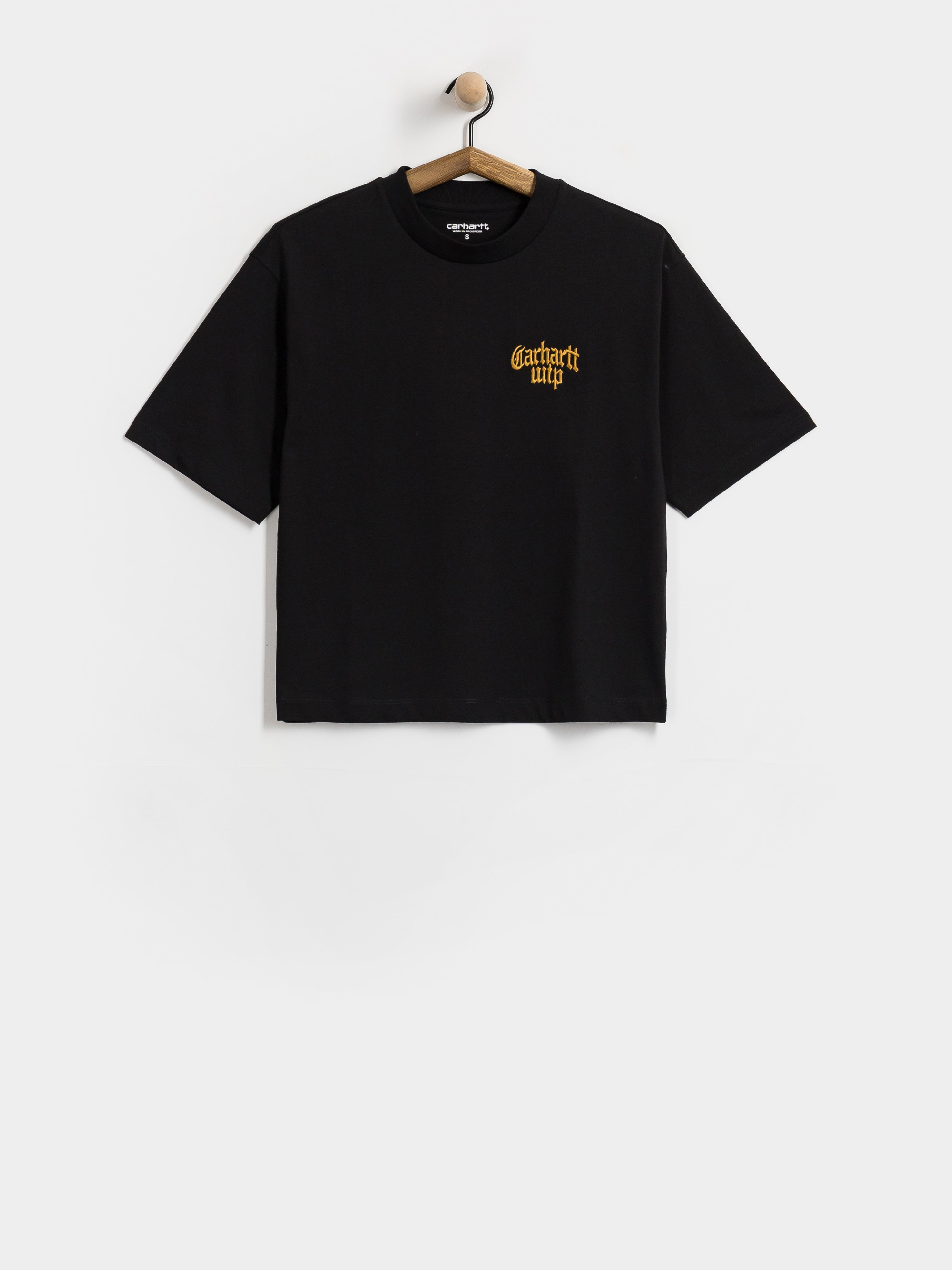 Tričko Carhartt WIP Blackletter Wmn (black)