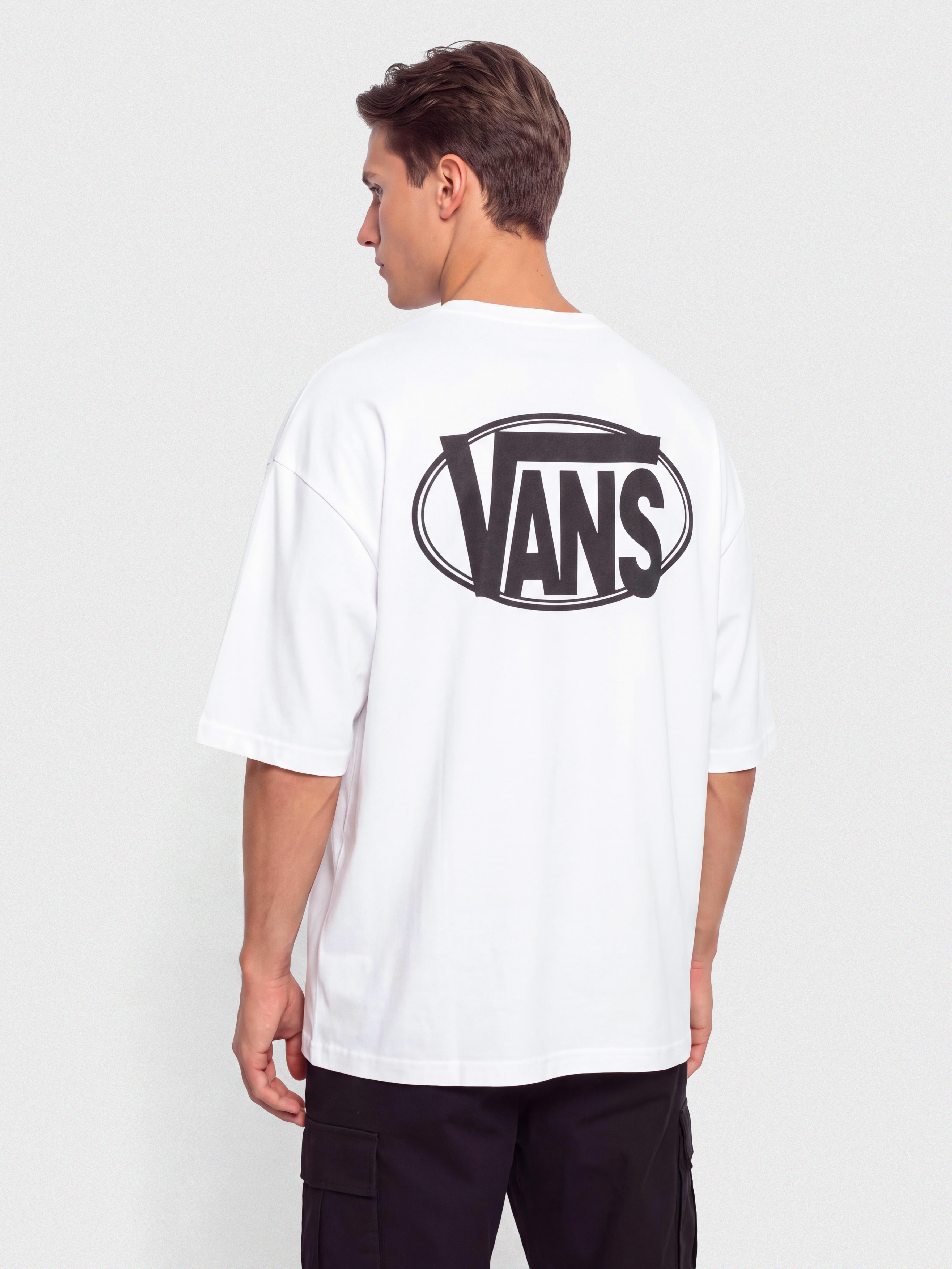 Triu010dko Vans Oval Logo Loose (white)