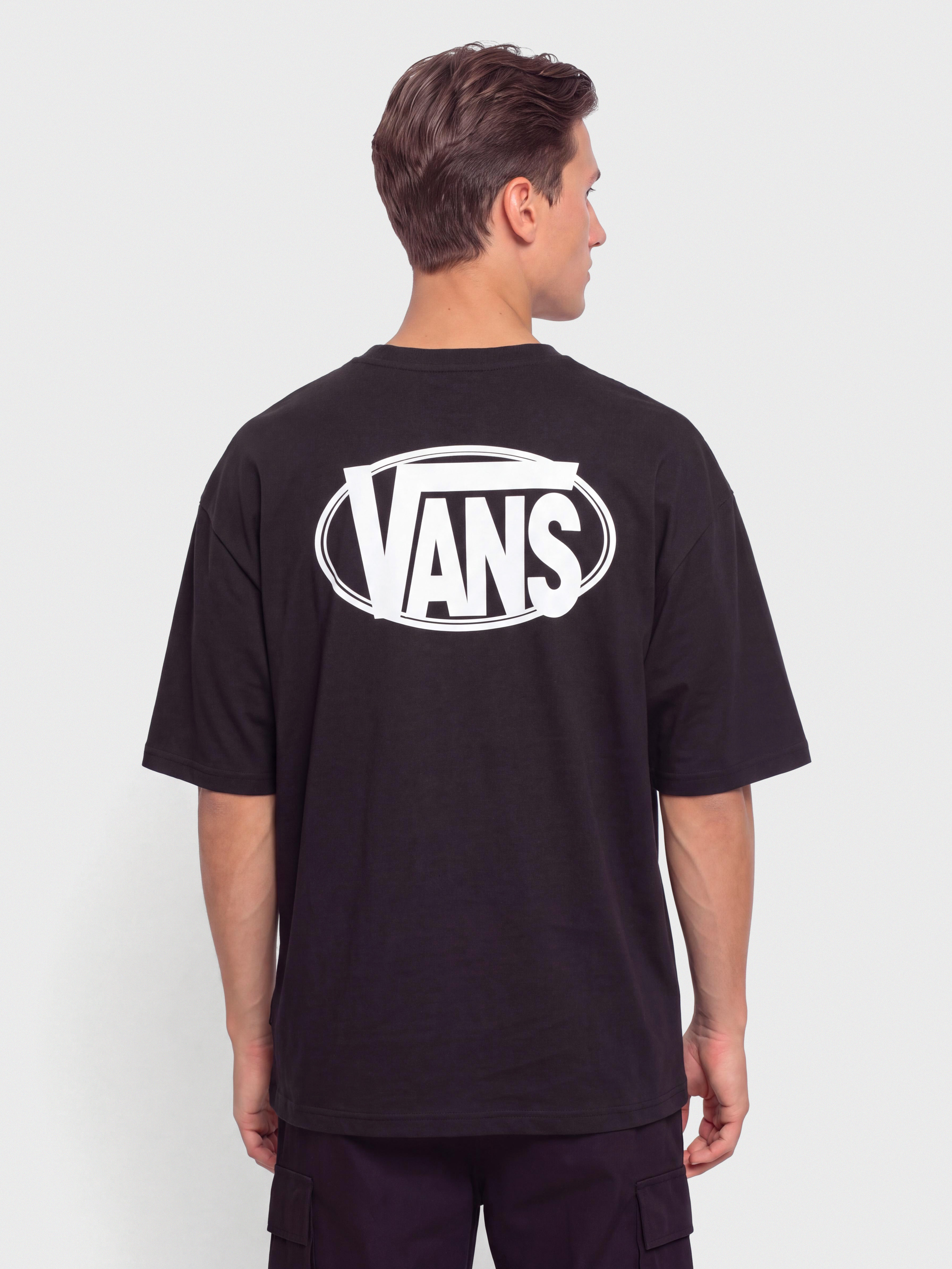 Tričko Vans Oval Logo Loose (black)