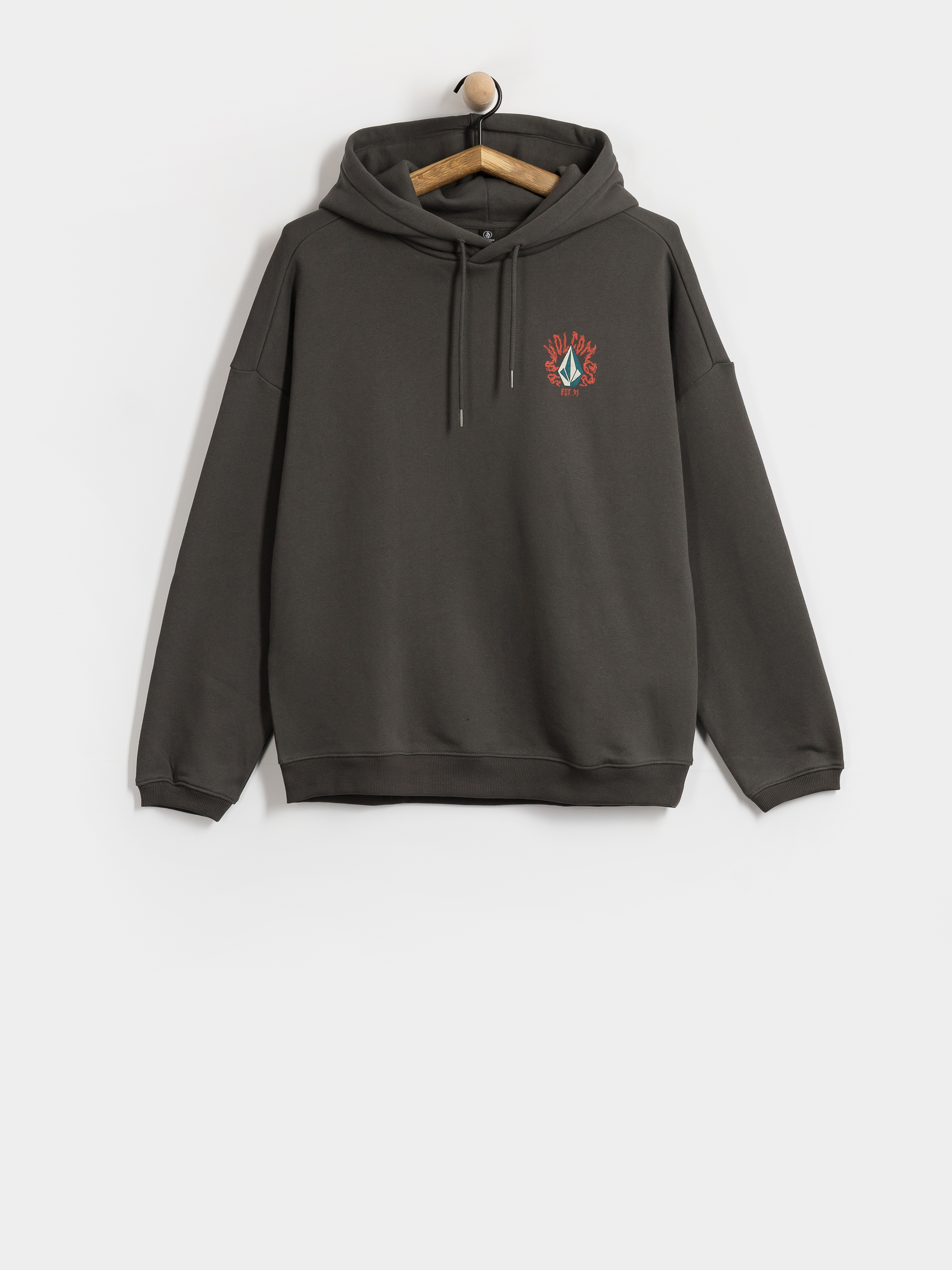 Mikina s kapucí Volcom Radical Daze Up HD Wmn (black)
