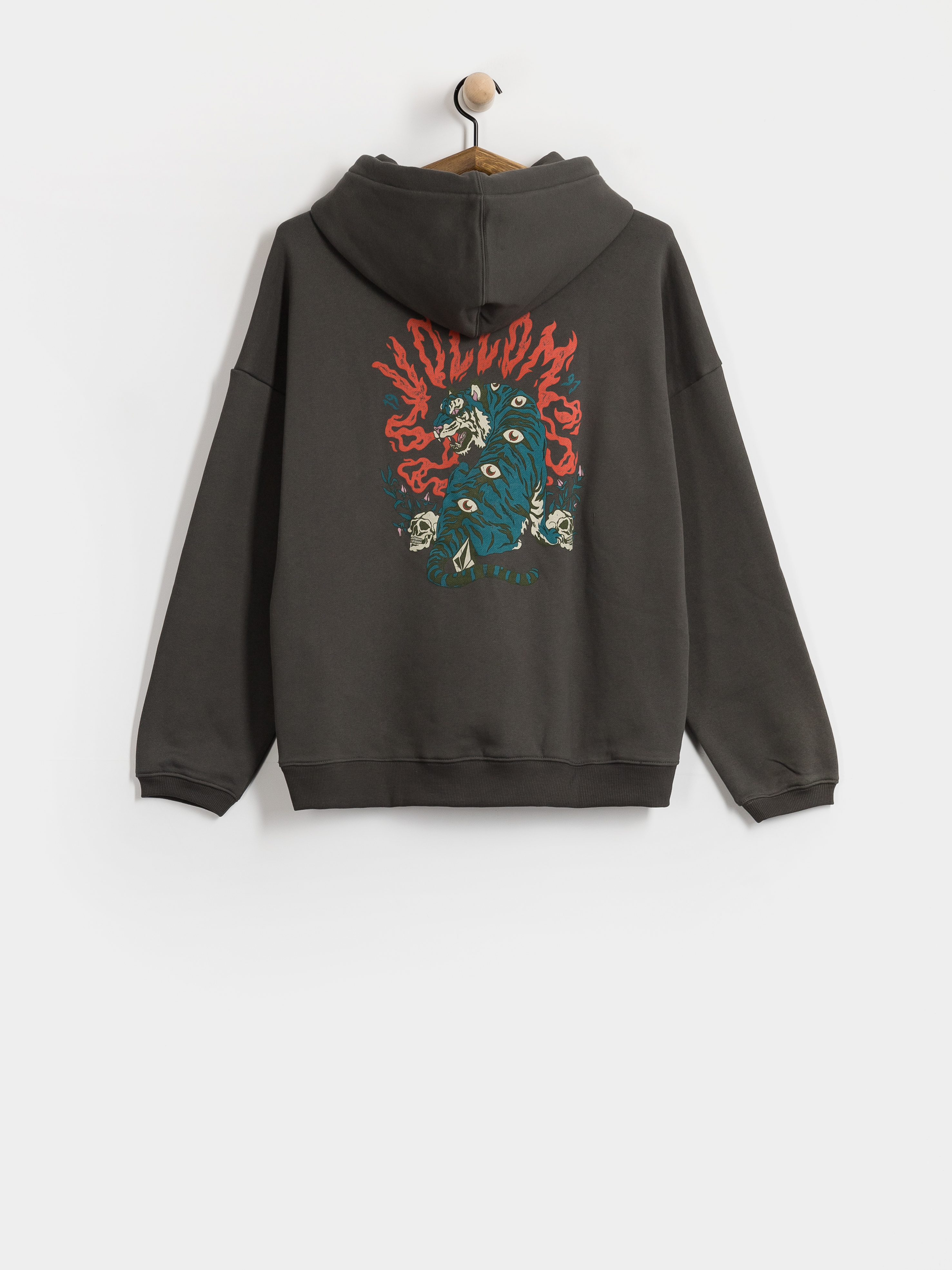 Mikina s kapucu00ed Volcom Radical Daze Up HD Wmn (black)