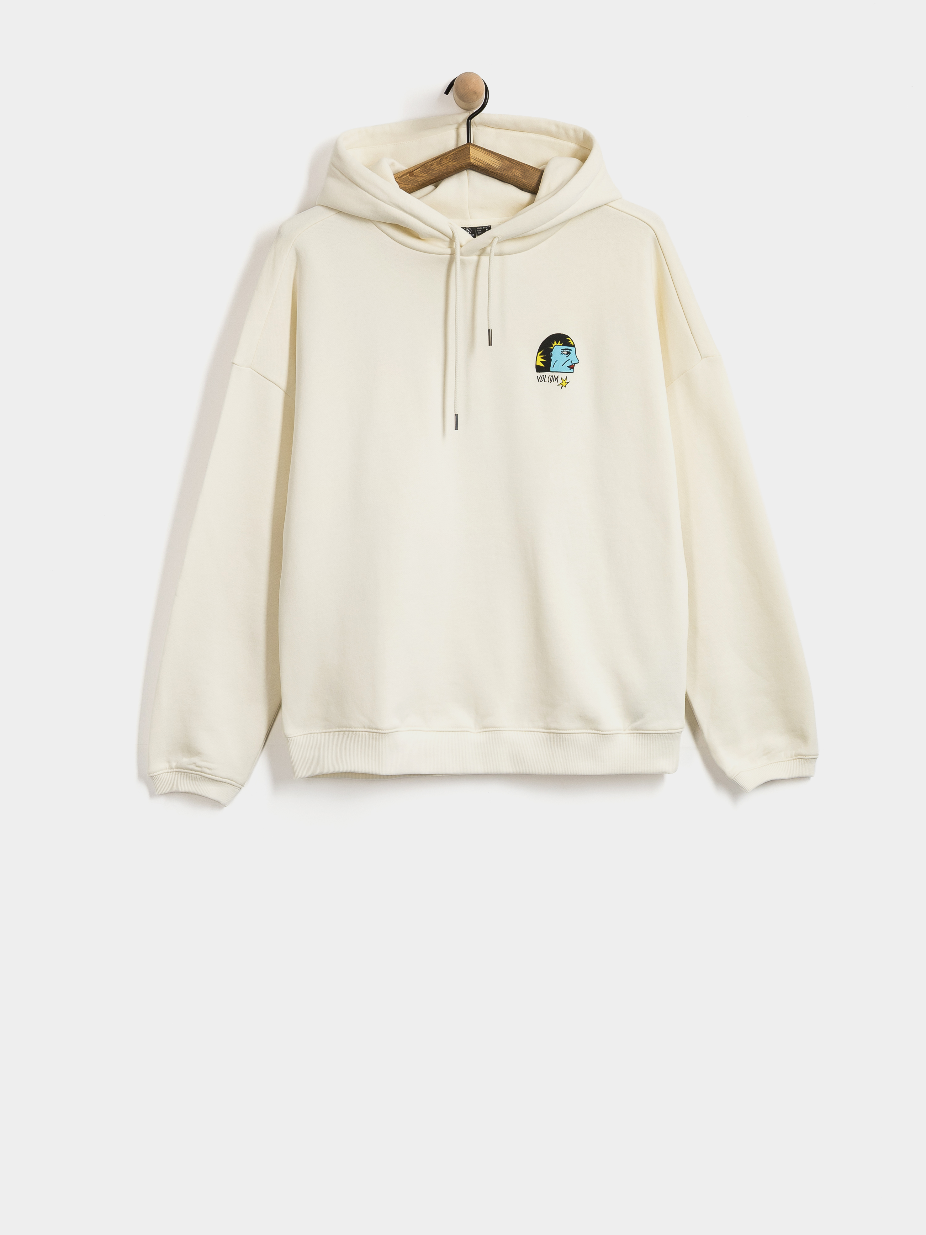 Mikina s kapucí Volcom Radical Daze Up HD Wmn (off white)