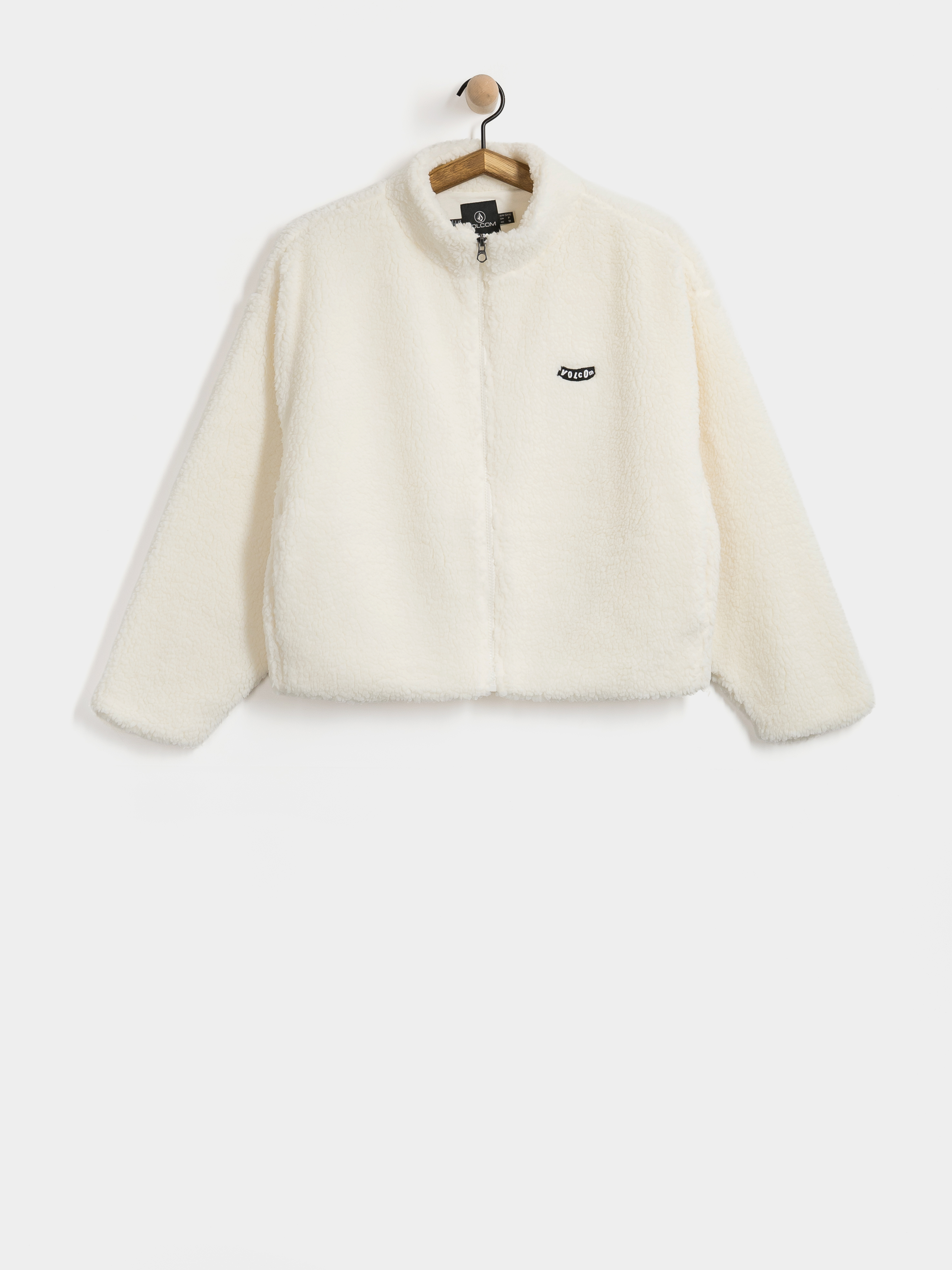 Mikina Volcom Wylding Out Sherpa Wmn (off white)