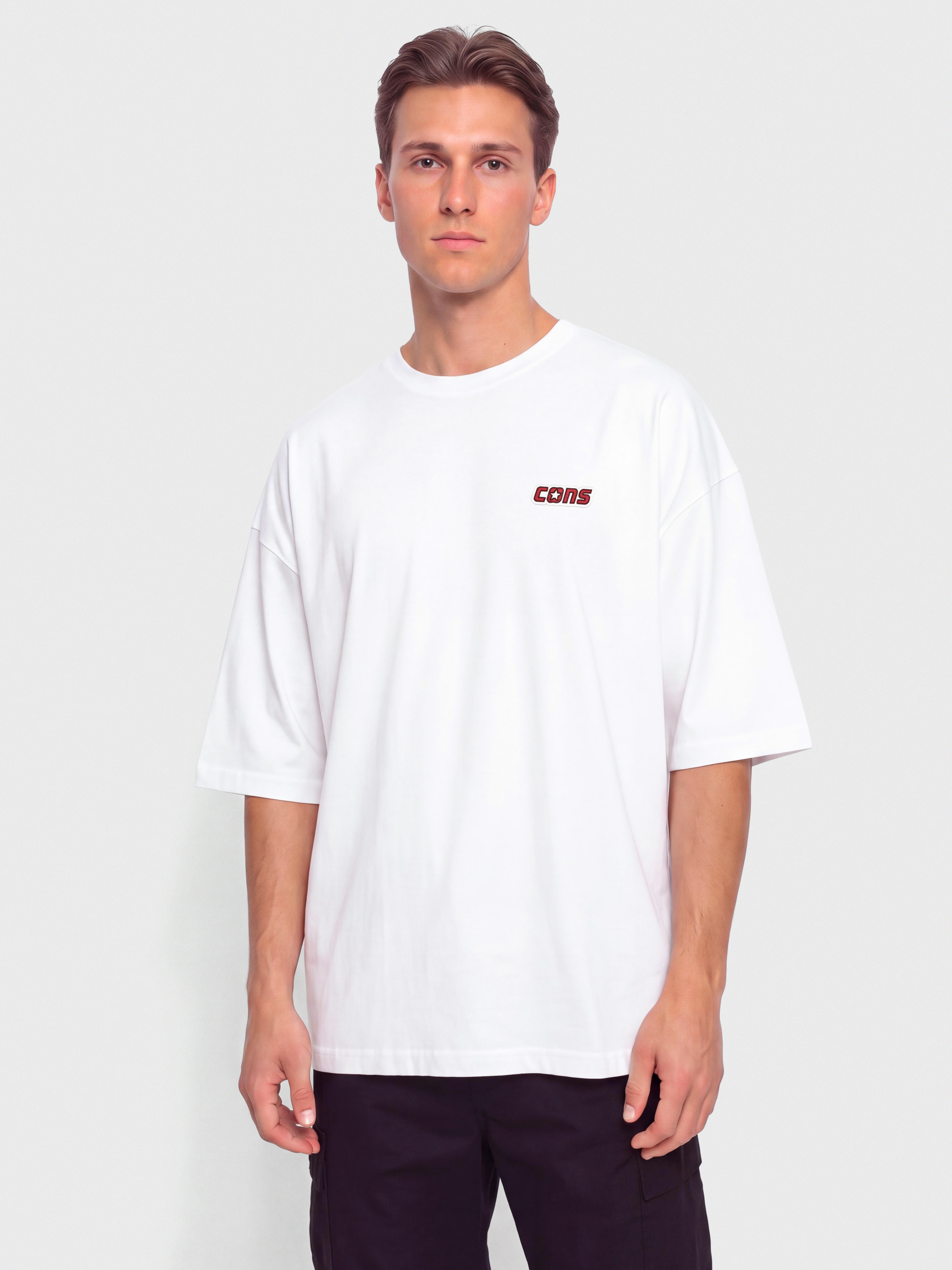 Tričko Converse Loose Fit Cons (white i)
