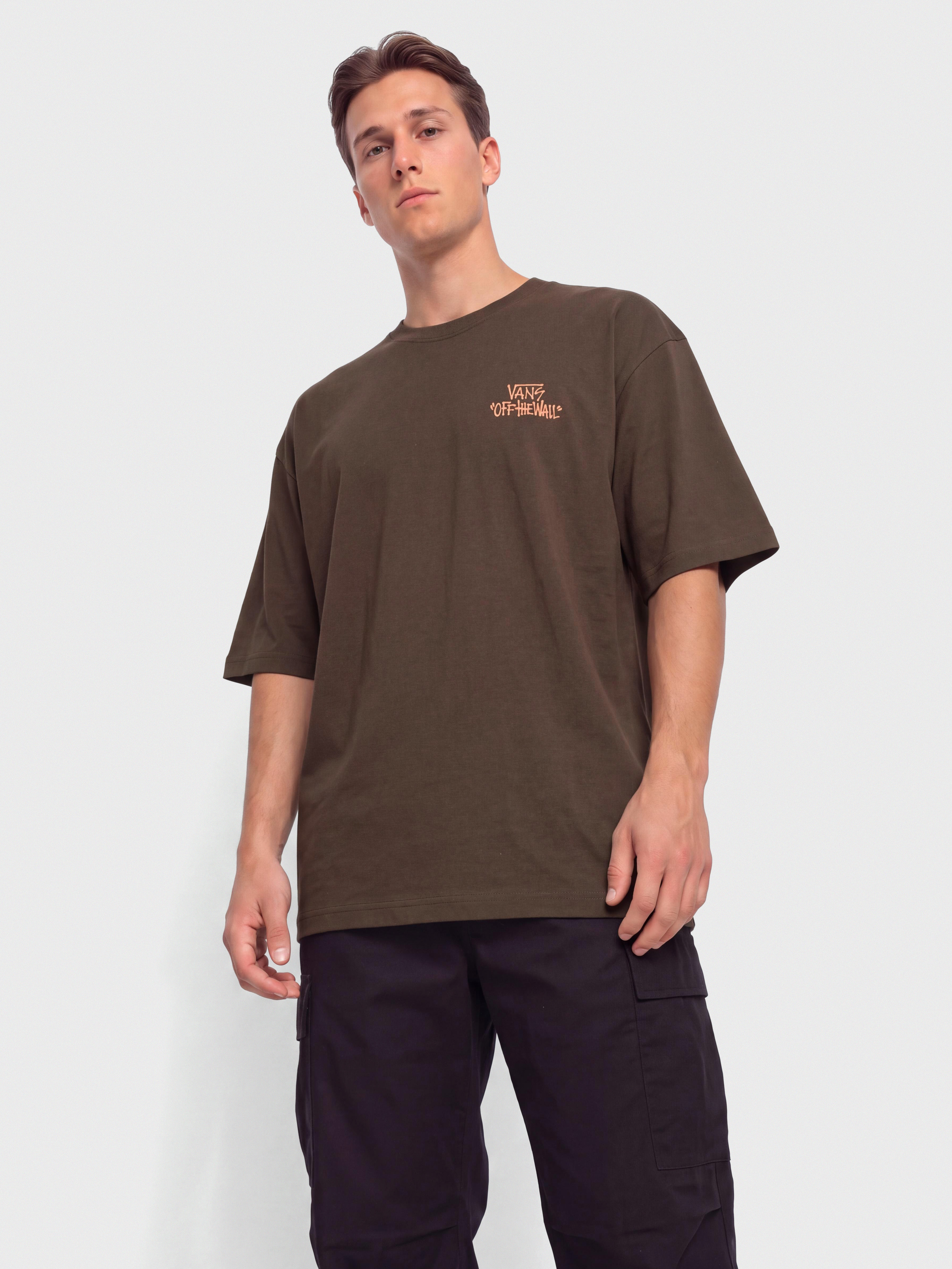 Tričko Vans Stomper Loose Fit (coal brown)