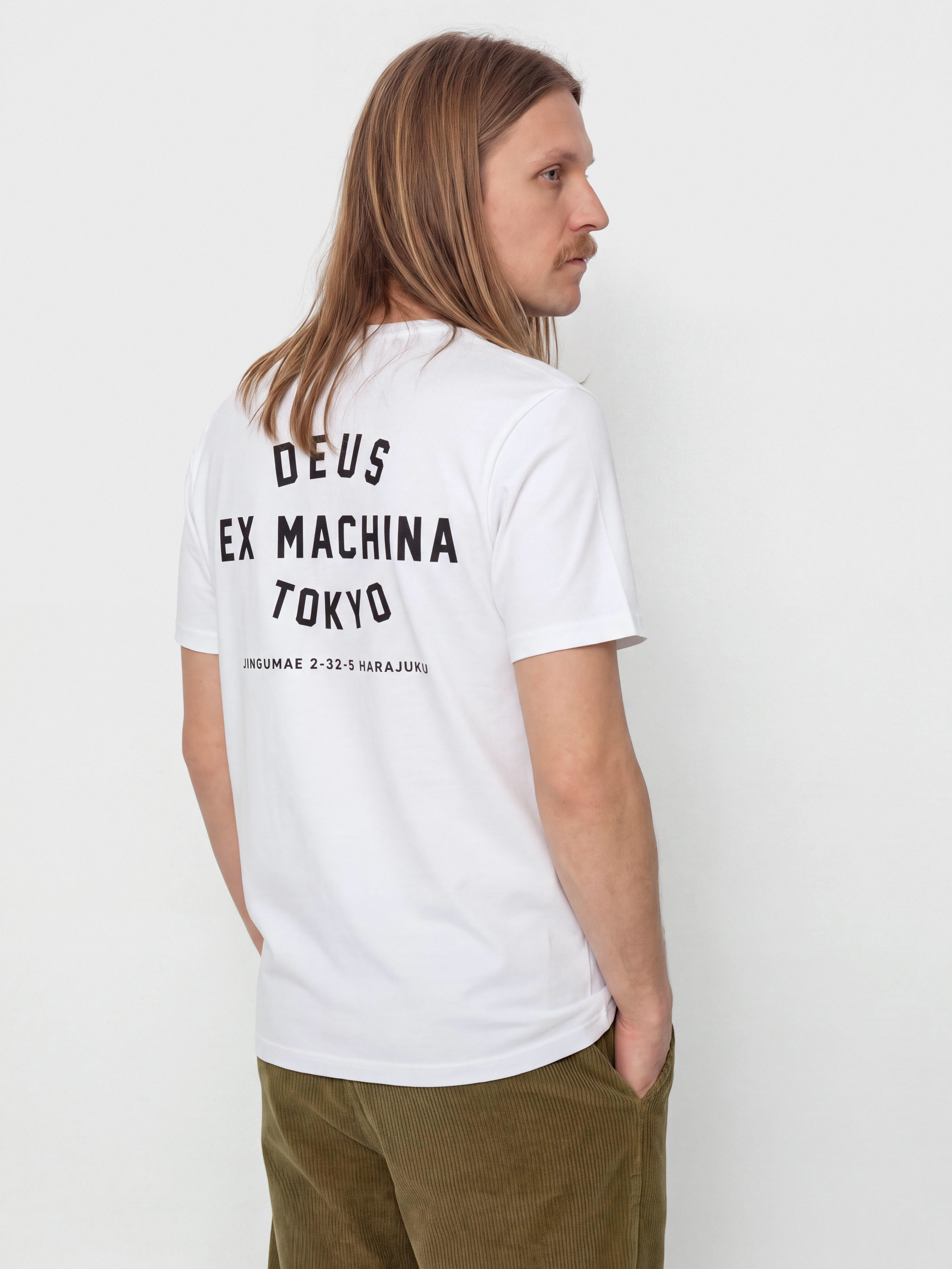 Tričko Deus Ex Machina Harajuku Helmet (white)