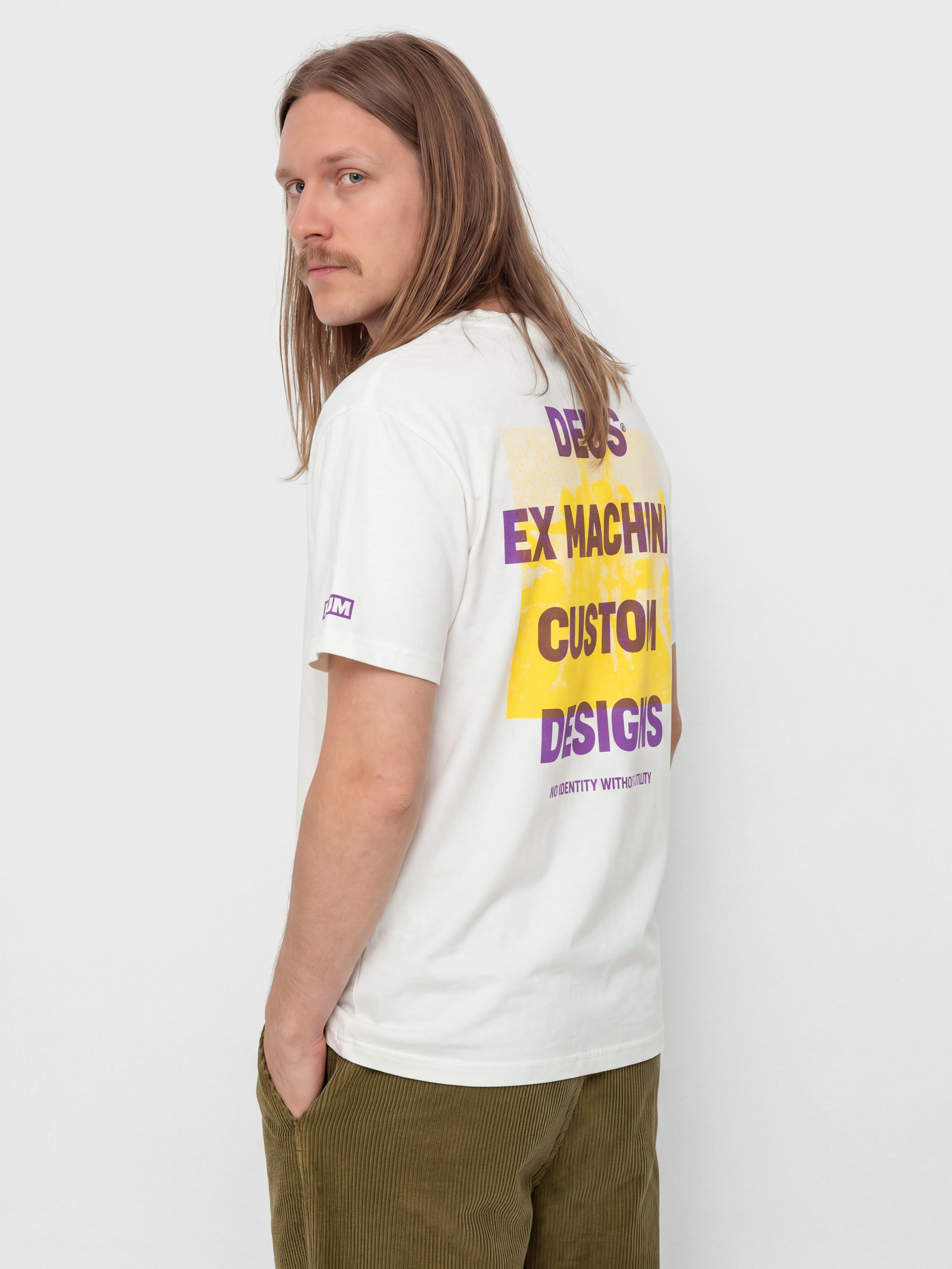 Tričko Deus Ex Machina Utility Os (vintage white)