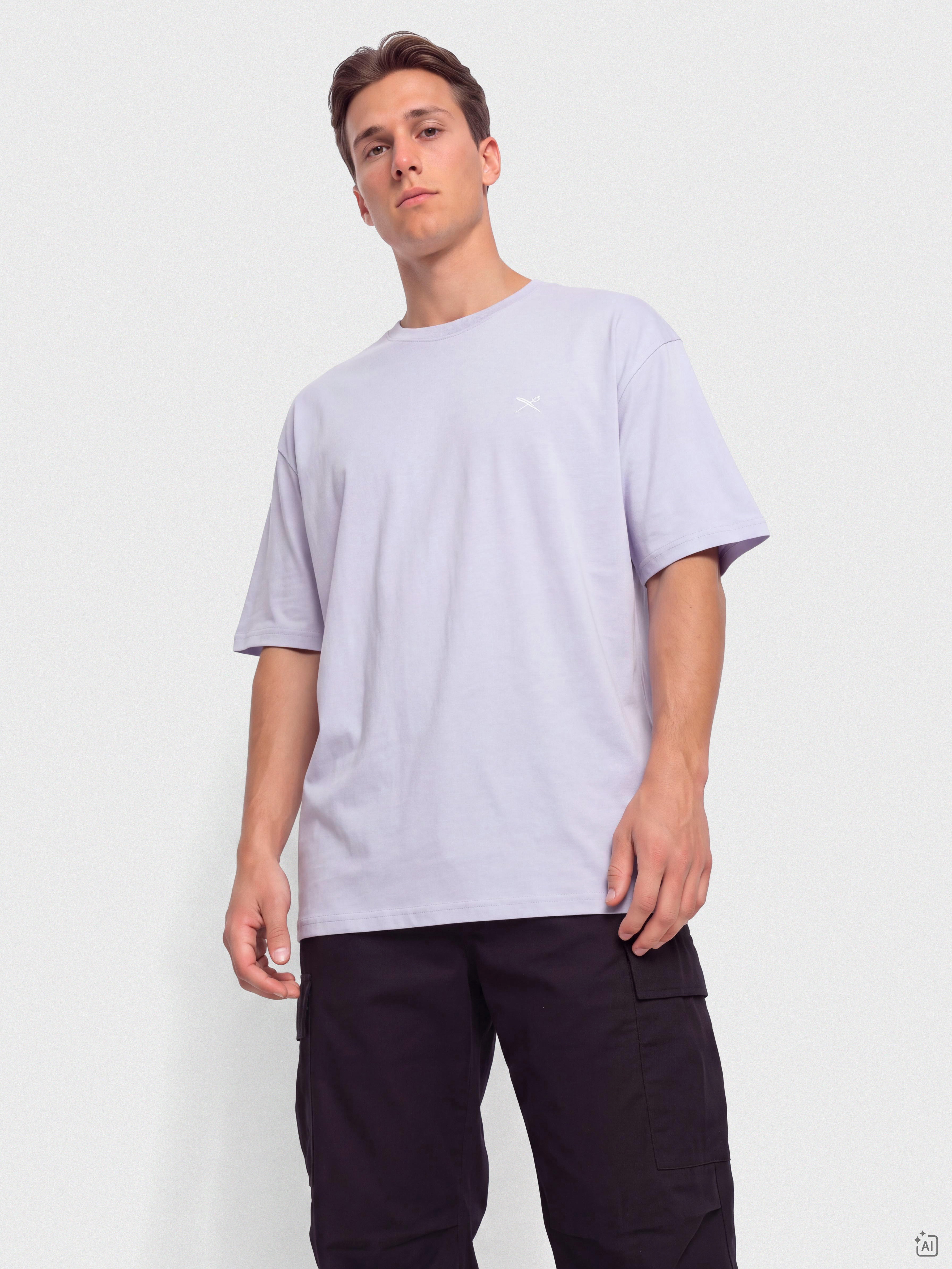 Tričko Iriedaily Mini Flag Relaxed (light lilac)