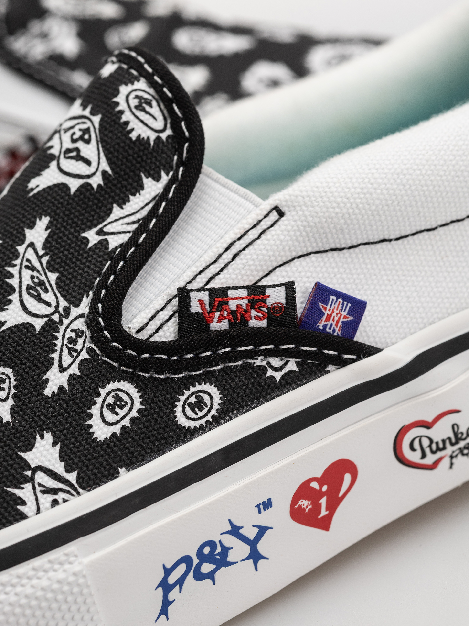 Boty Vans Skate Slip On Punk&Yo (black/white)