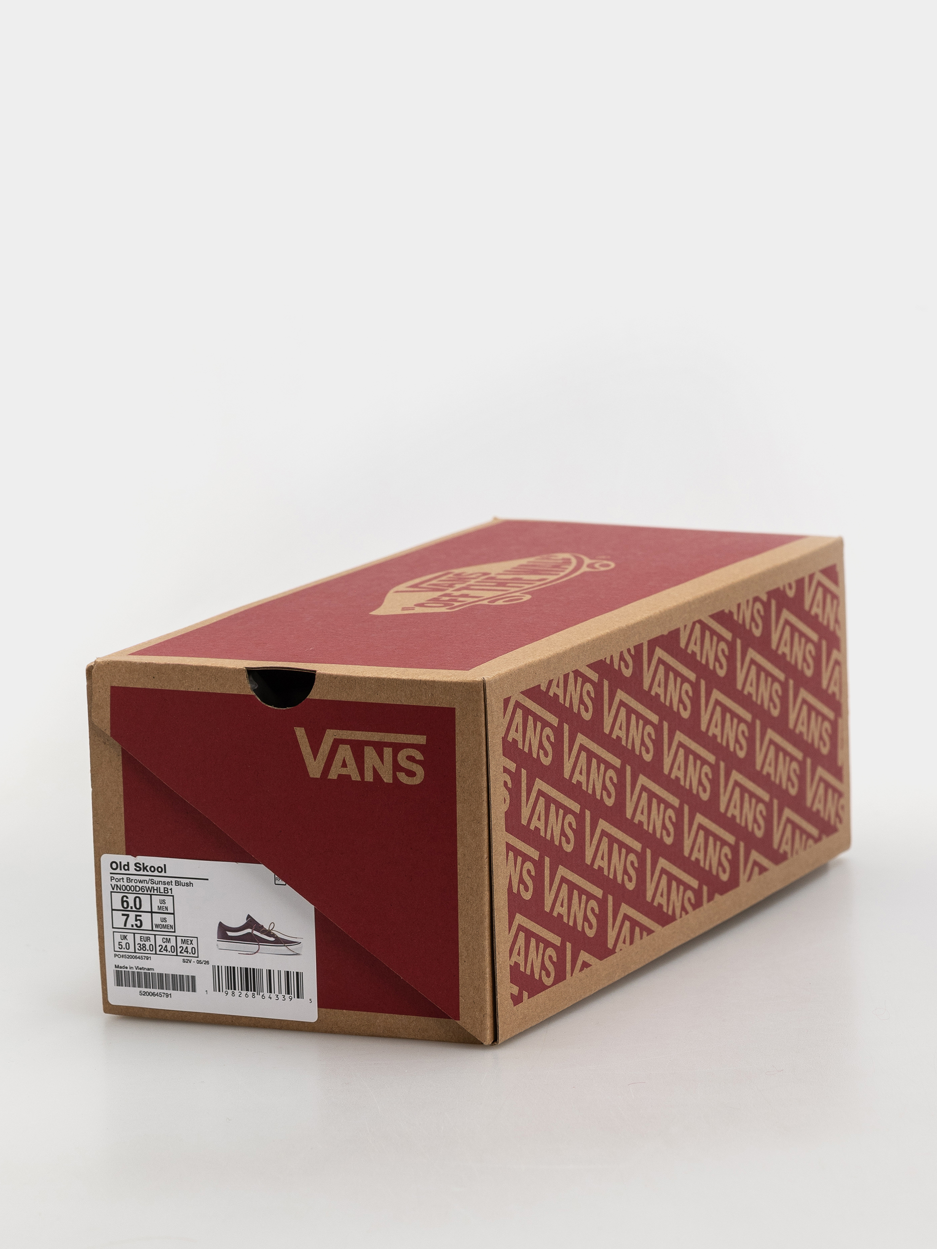 Boty Vans Old Skool (port brown/suns)