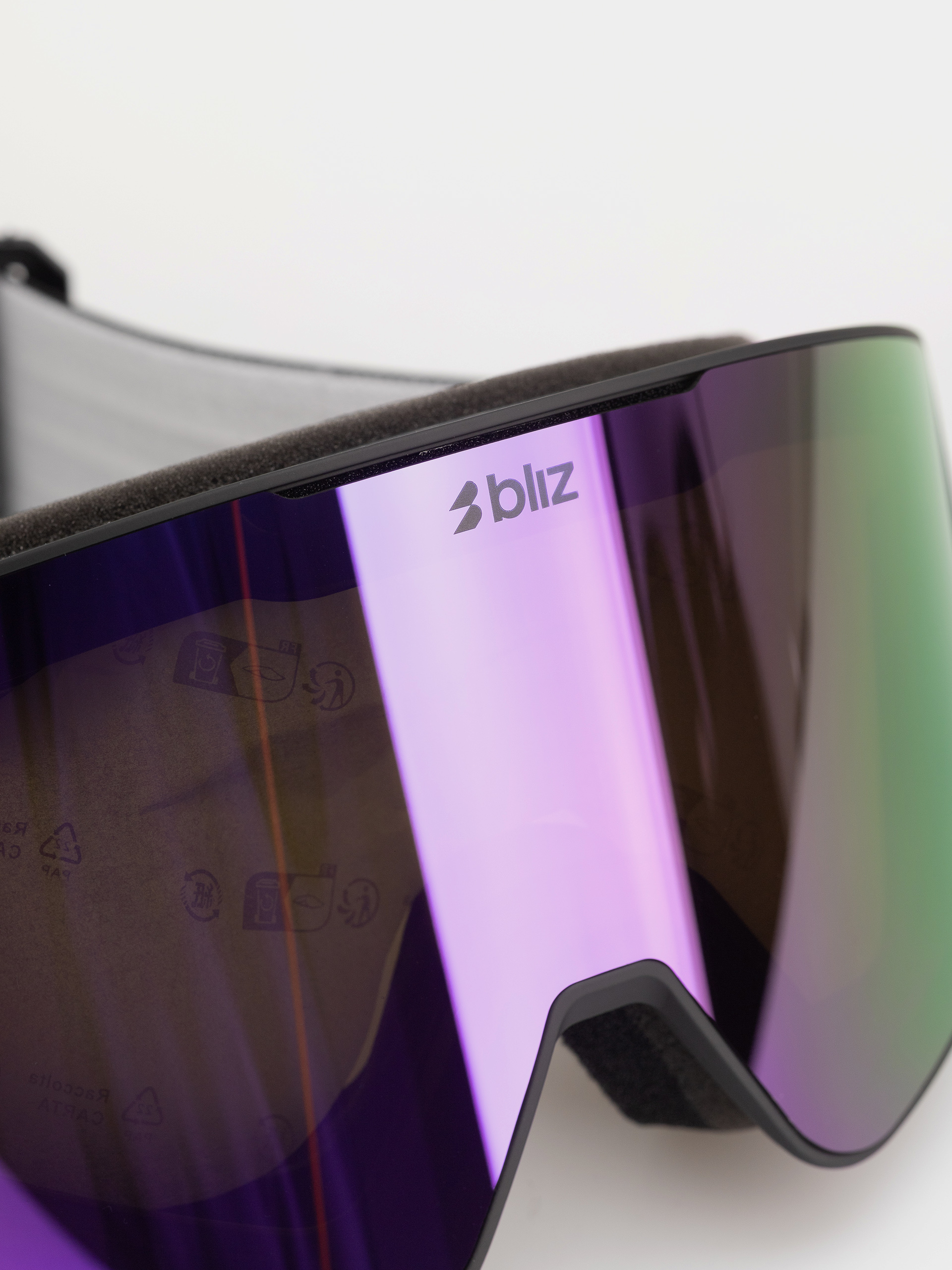 Brýle na snowboard Bliz G001 (matte black/brown w purple multi)