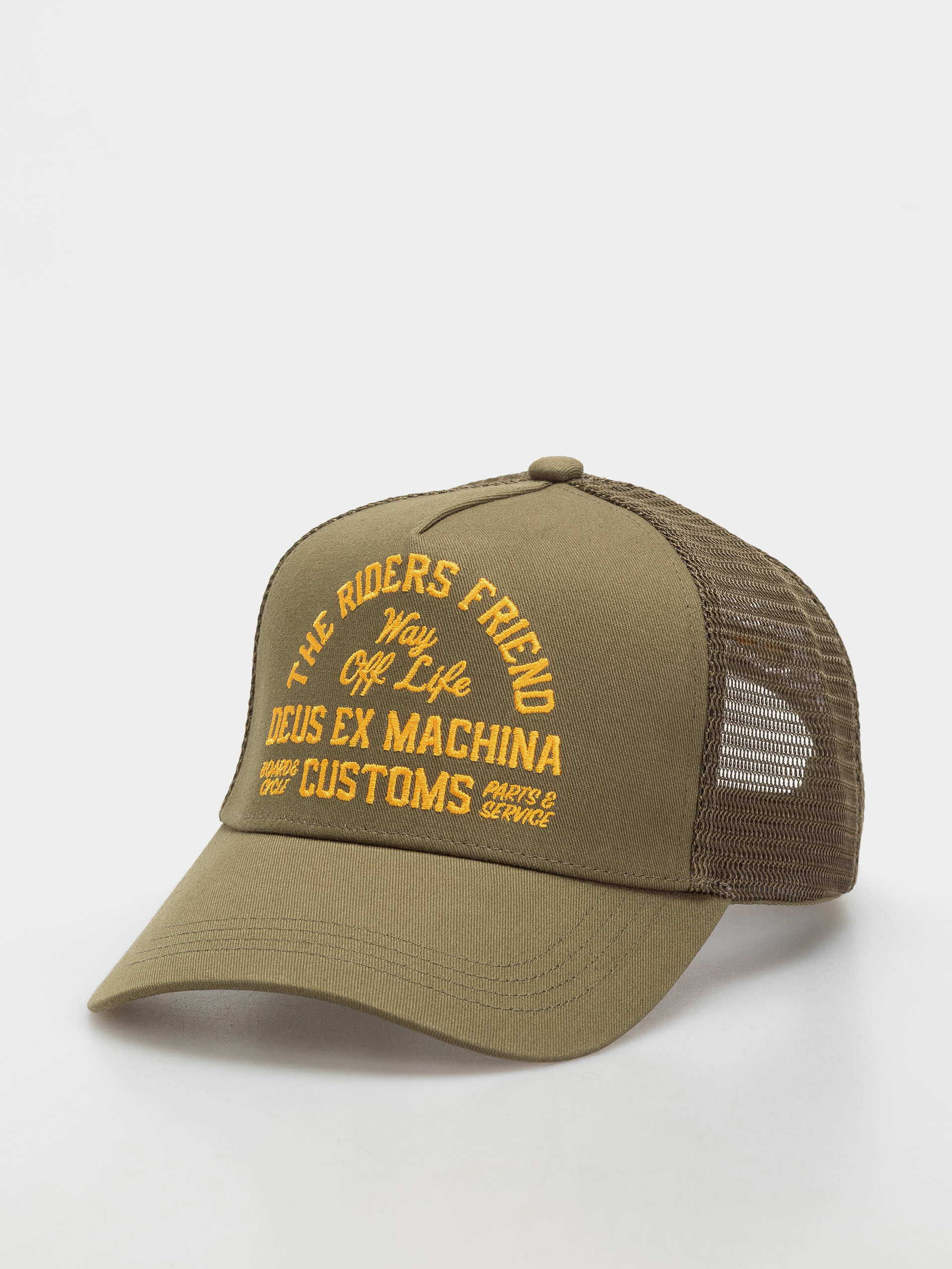 Kšiltovka  Deus Ex Machina Shook Ones Trucker (olive green)