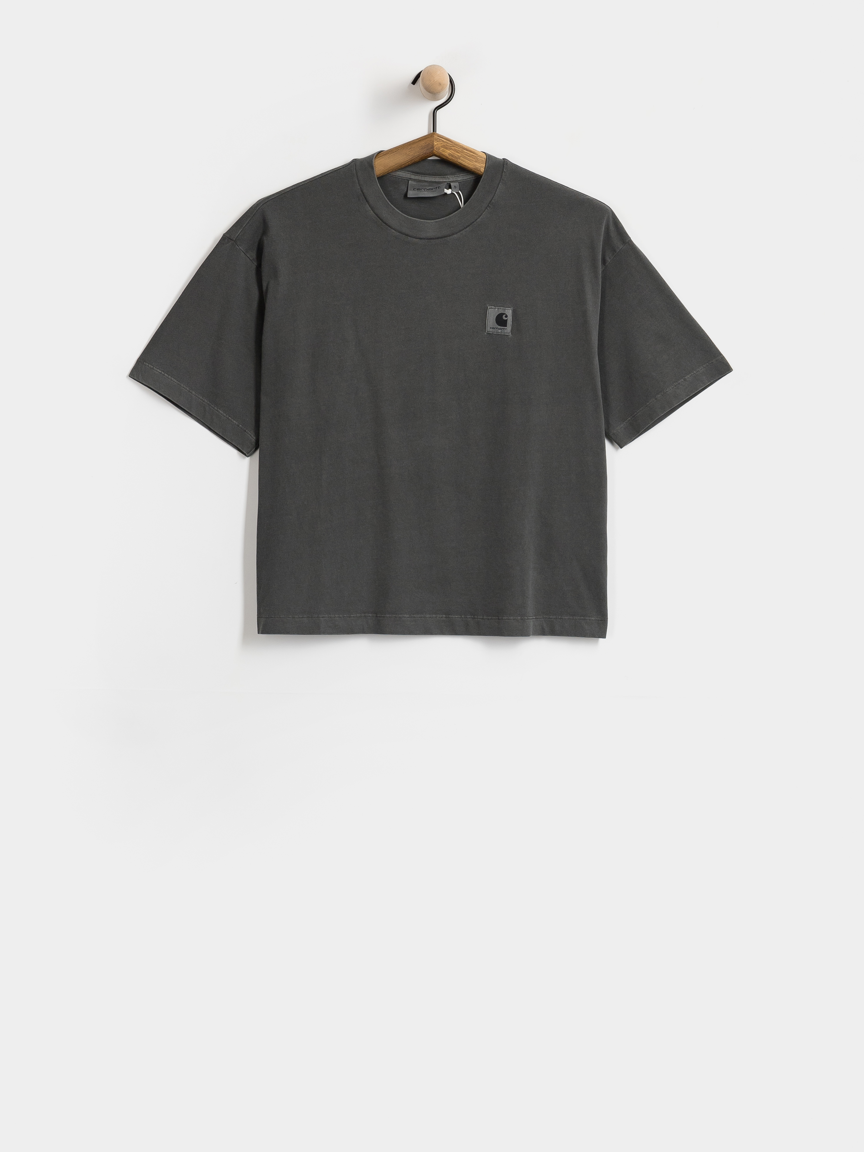 Tričko Carhartt WIP Nelson Wmn (black/garment dyed)