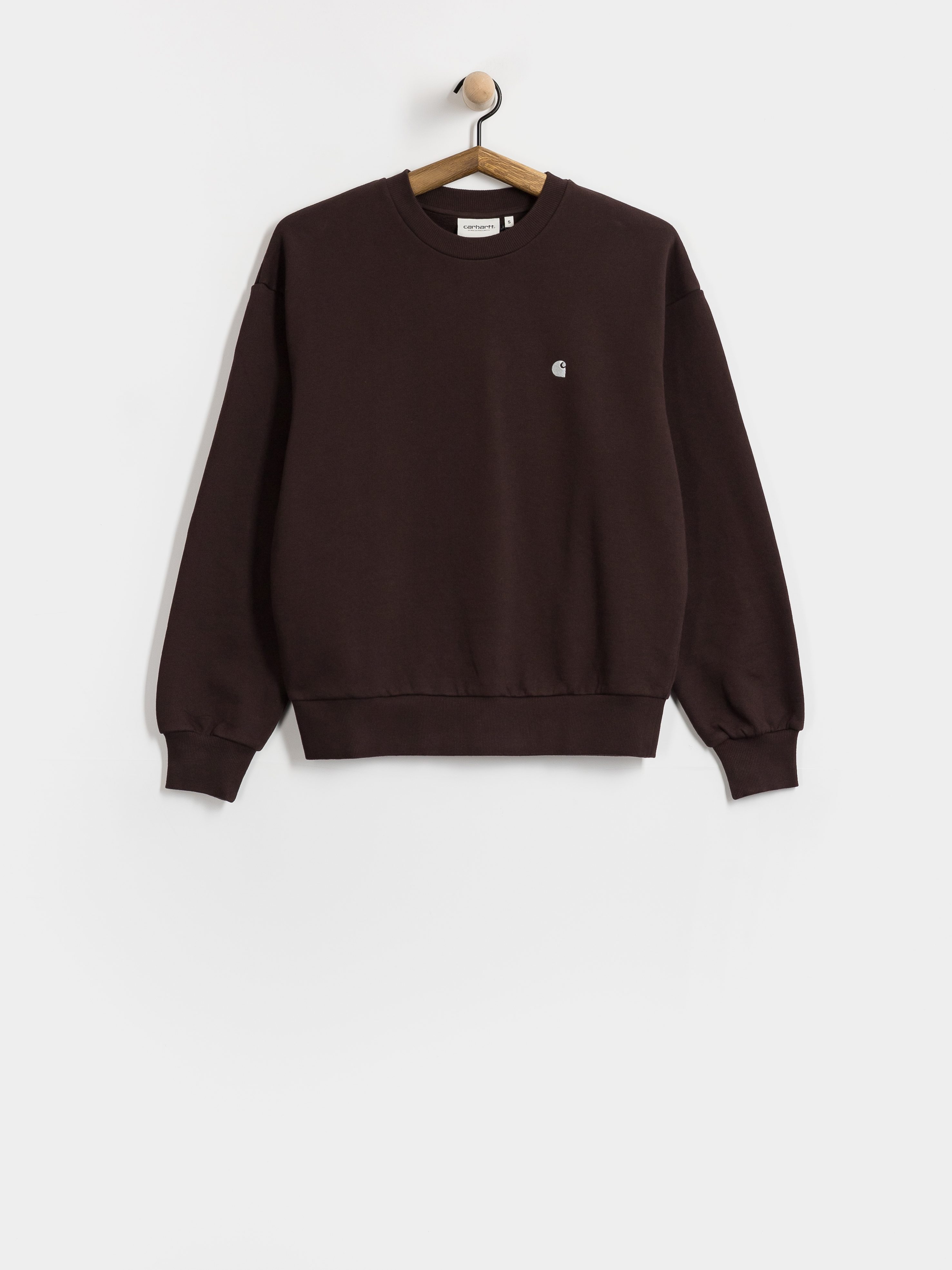 Mikina Carhartt WIP Caseys Wmn (palisander/silver)
