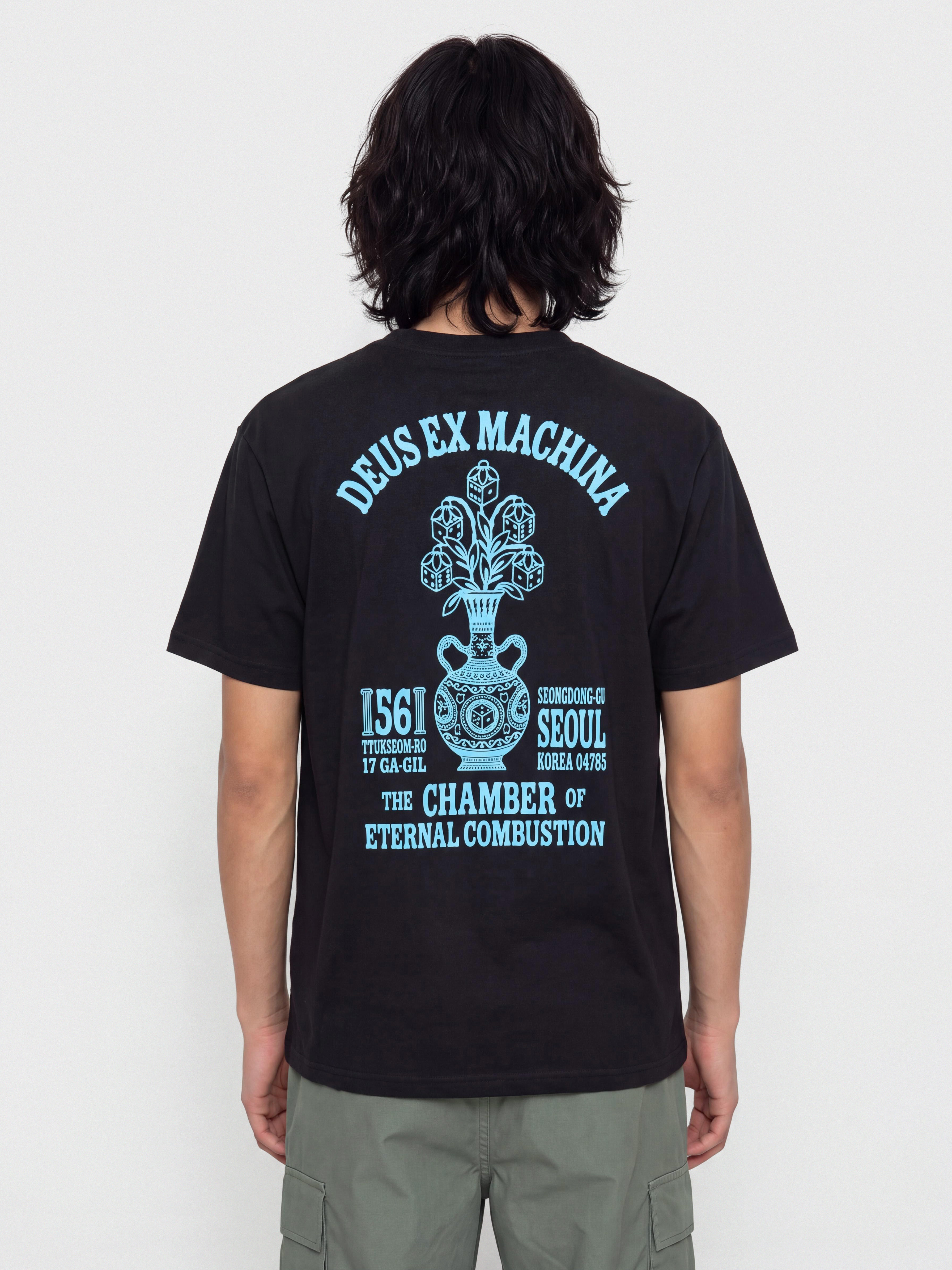 Tričko Deus Ex Machina Seoul Ceramic (black)