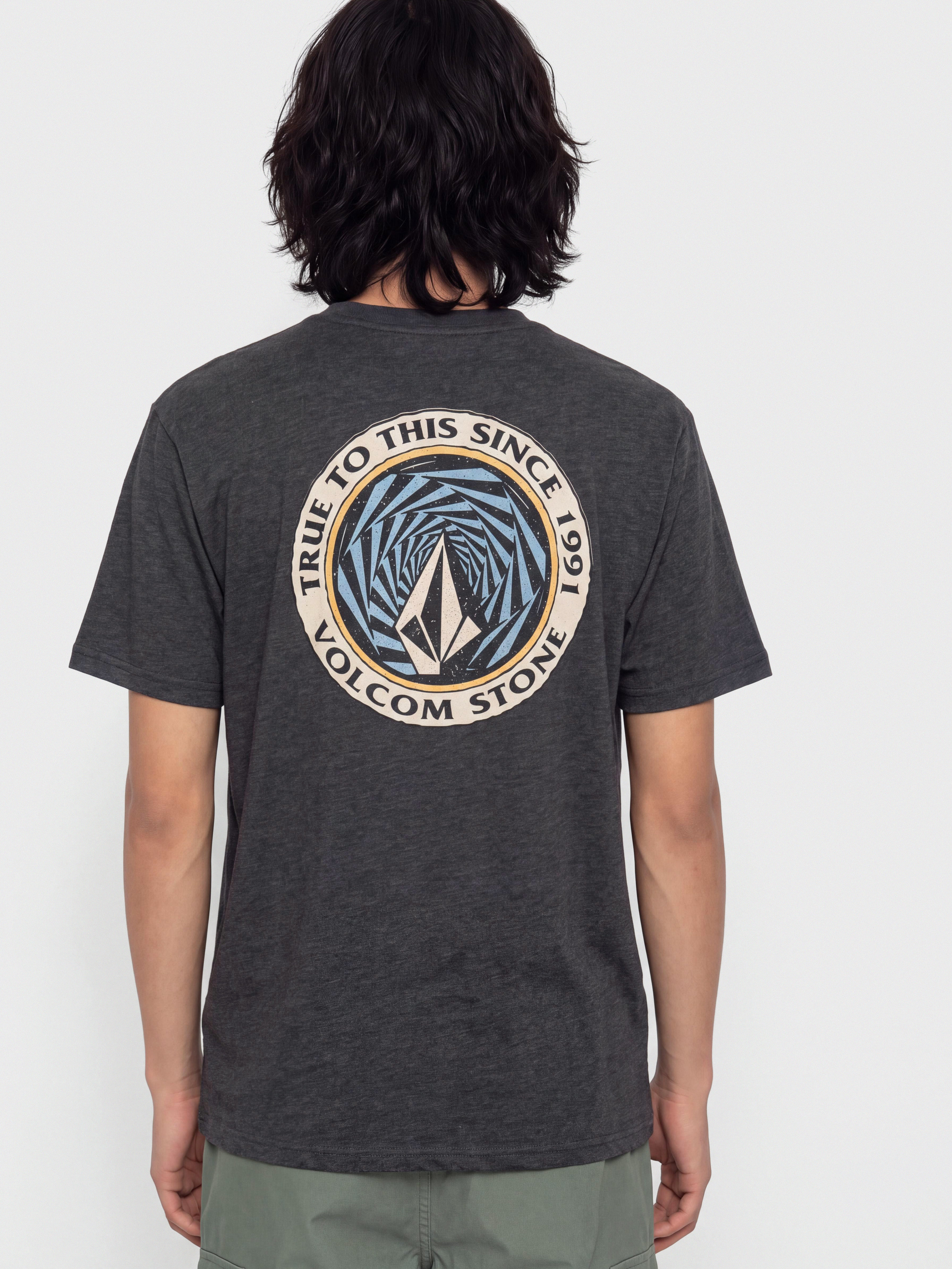 Tričko Volcom Ringstone Hth (heather black)