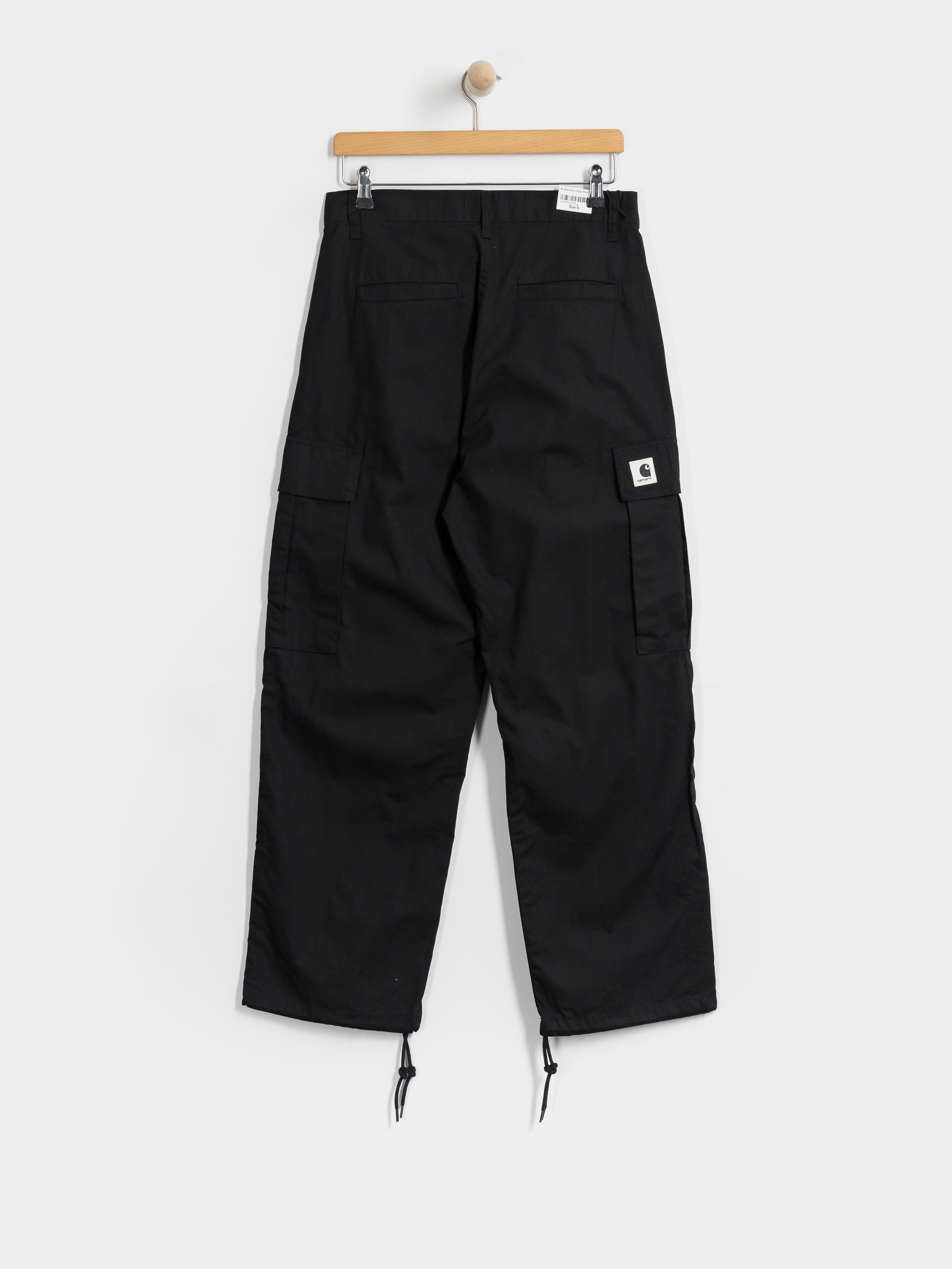 Kalhoty Carhartt WIP Brandon Cargo Wmn (black/rinsed)
