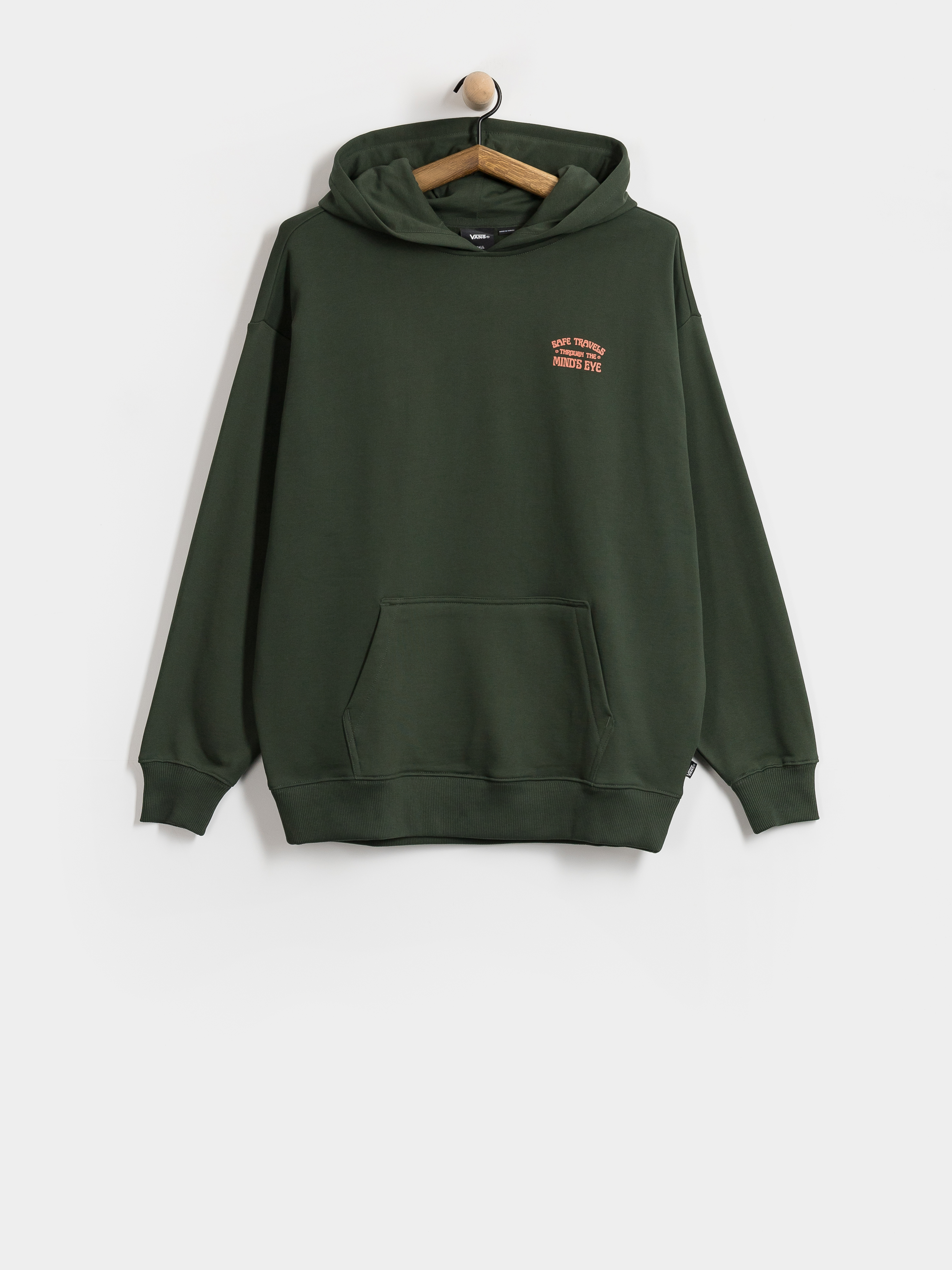 Mikina s kapucí Vans Minds Eye Os HD Wmn (oil green)
