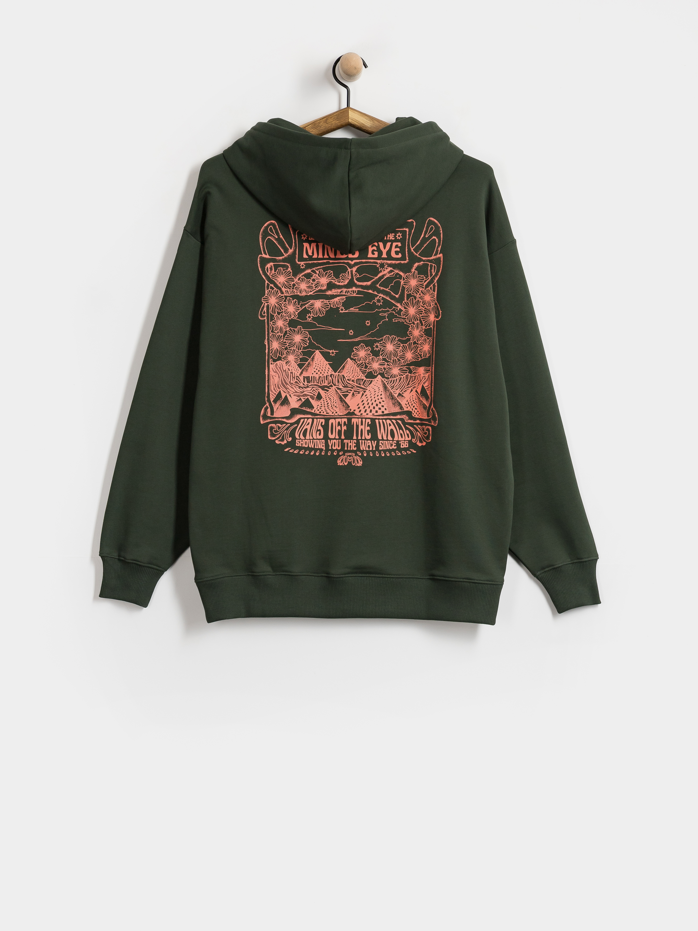 Mikina s kapucí Vans Minds Eye Os HD Wmn (oil green)