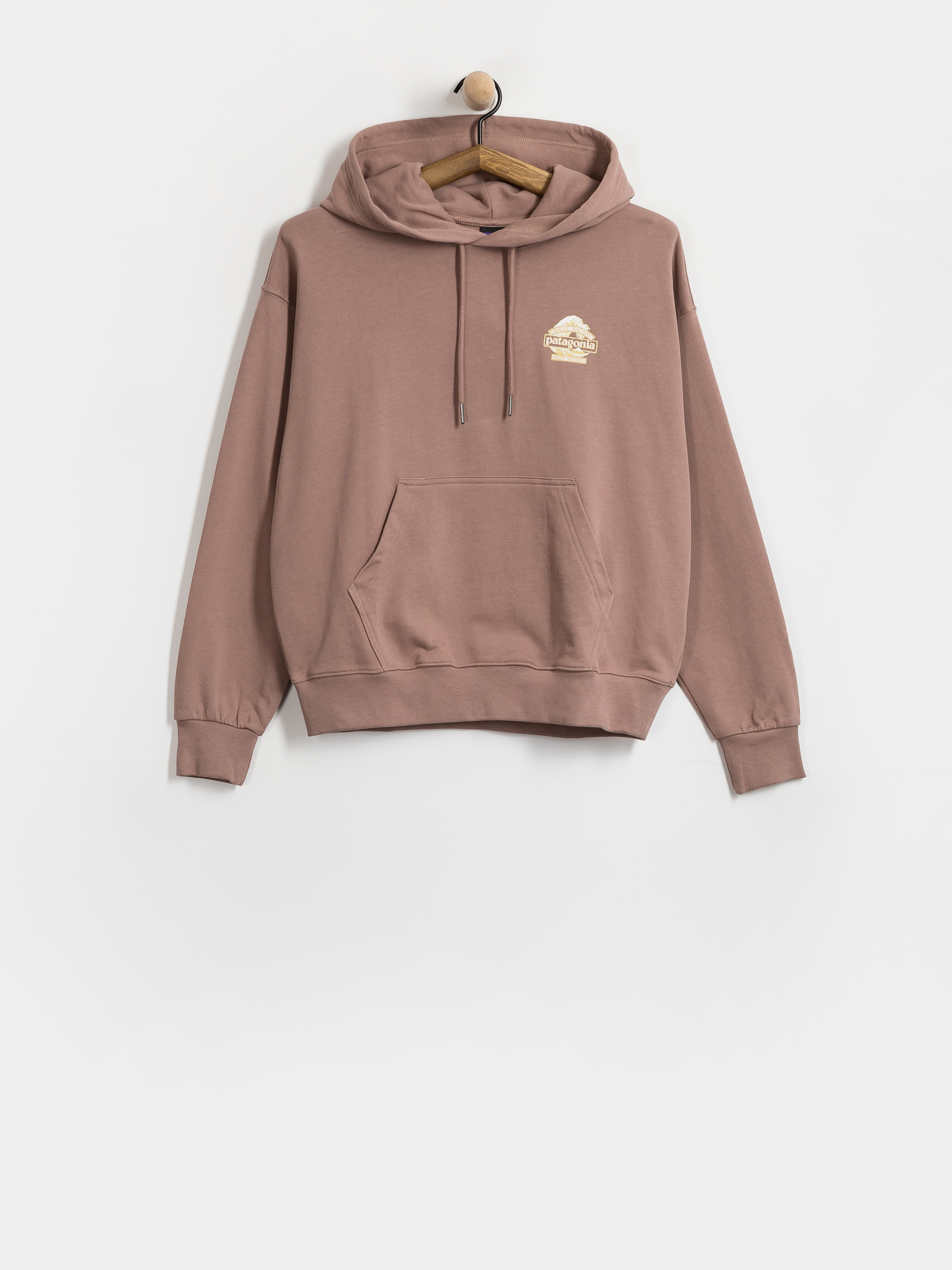 Mikina s kapucí Patagonia Great Waves Daily HD Wmn (moonrise taupe)