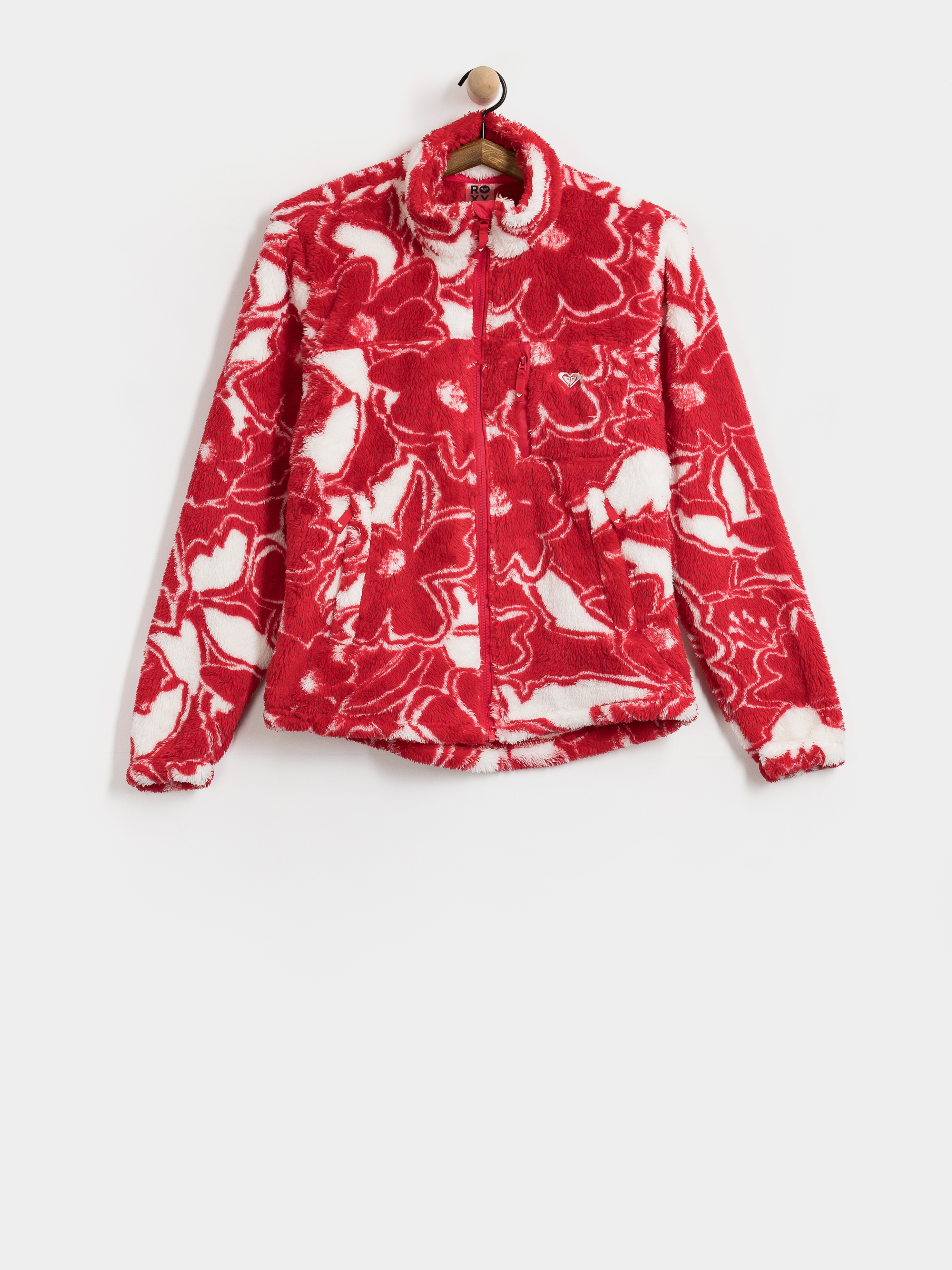 Fleecová mikina Roxy Alabama Full Zip Printed Wmn
