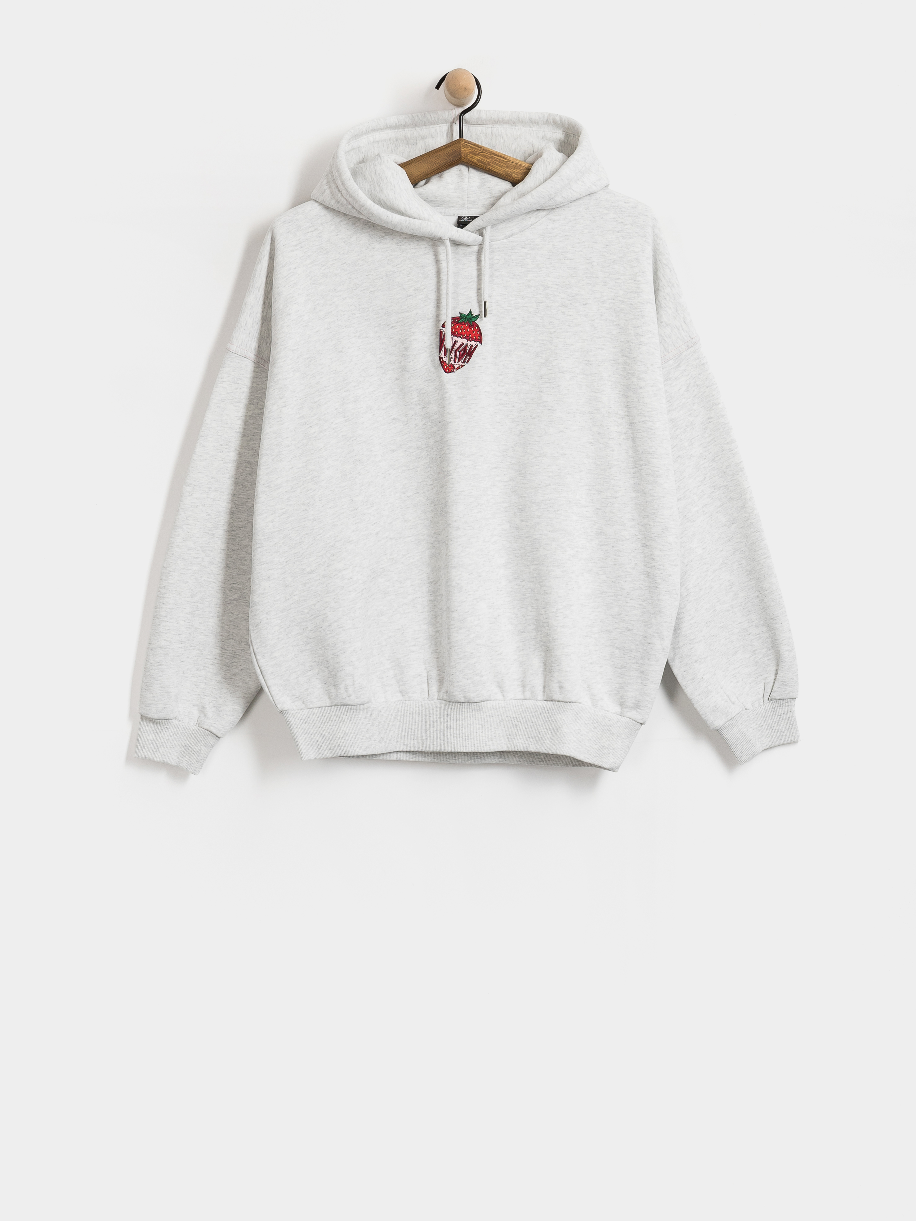 Mikina s kapucí Volcom Eyeson HD Wmn (bone heather)