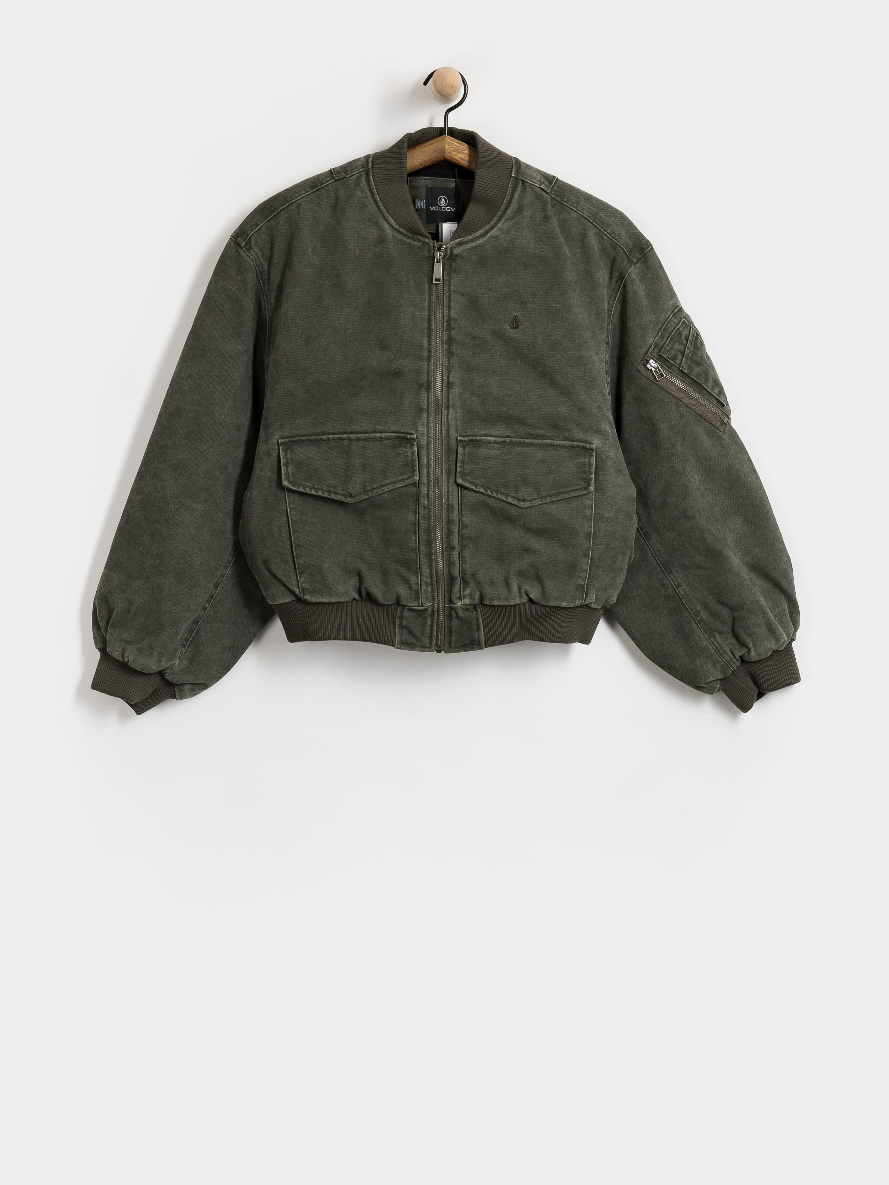 Bunda Volcom Workestra Bomber Wmn (rinsed black)