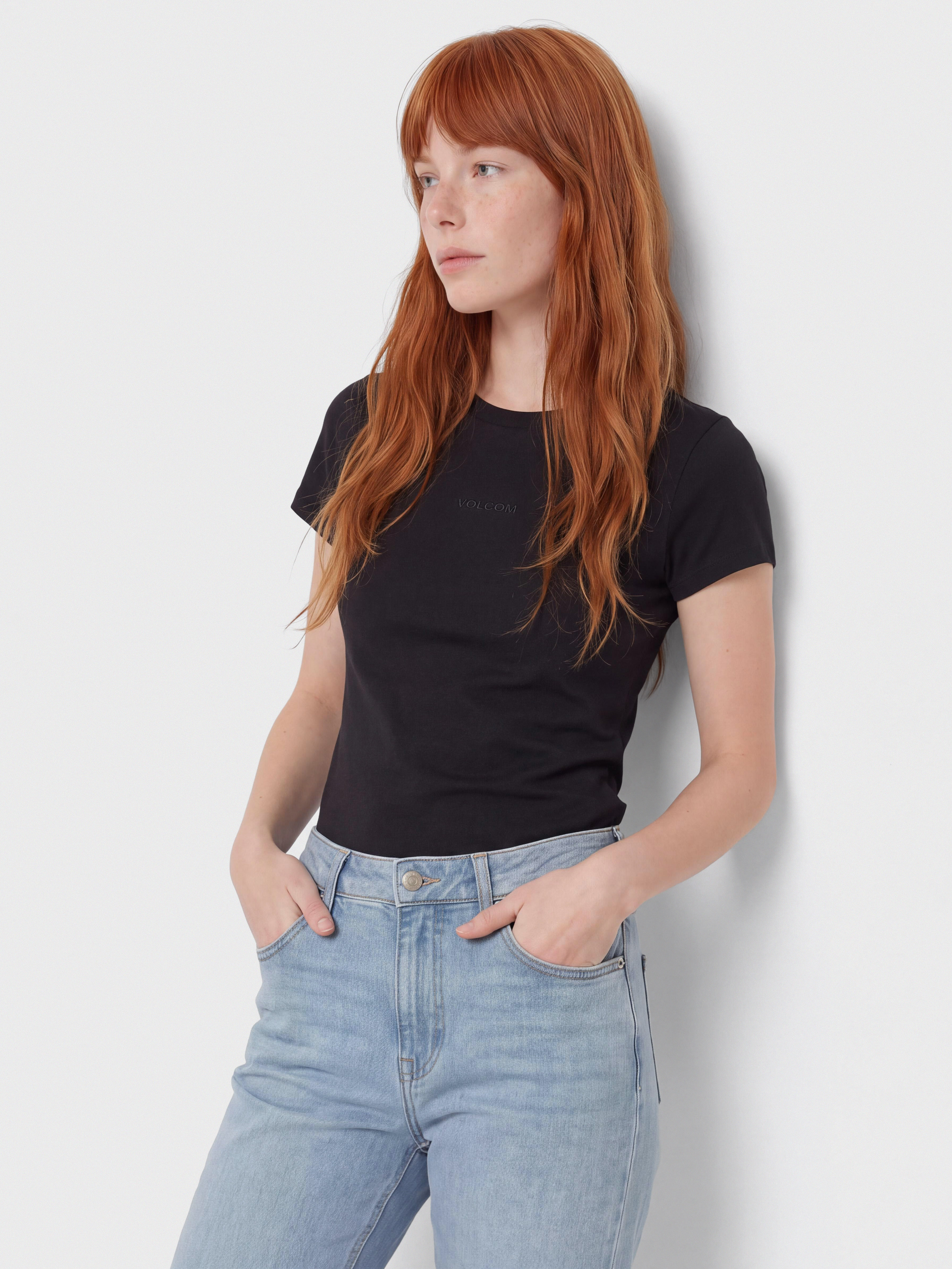 Tričko Volcom Volcom Stone Tight Wmn (black)